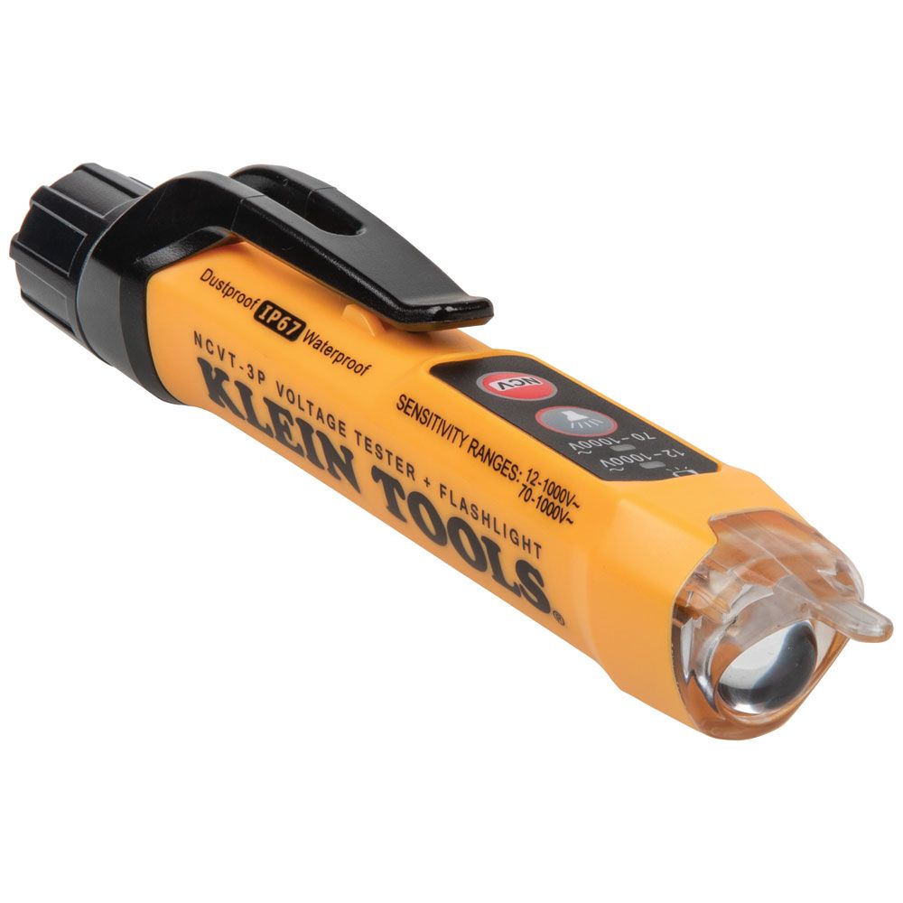 Probador De Voltaje Sin Contacto De Doble Rango De 12 – 1000V CA Con Linterna