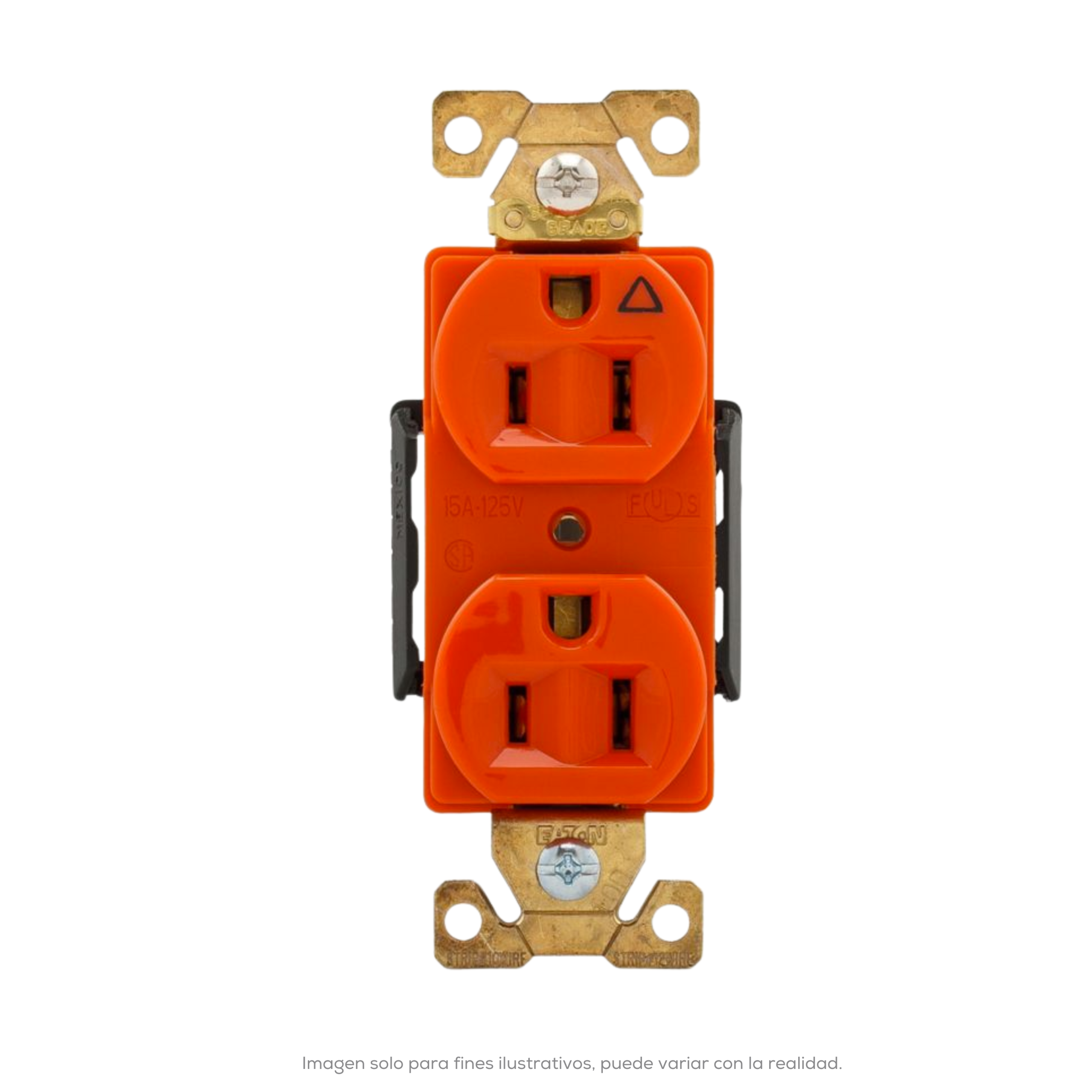 Receptaculo Duplex IG 15A125V 2P3W BYS Rn