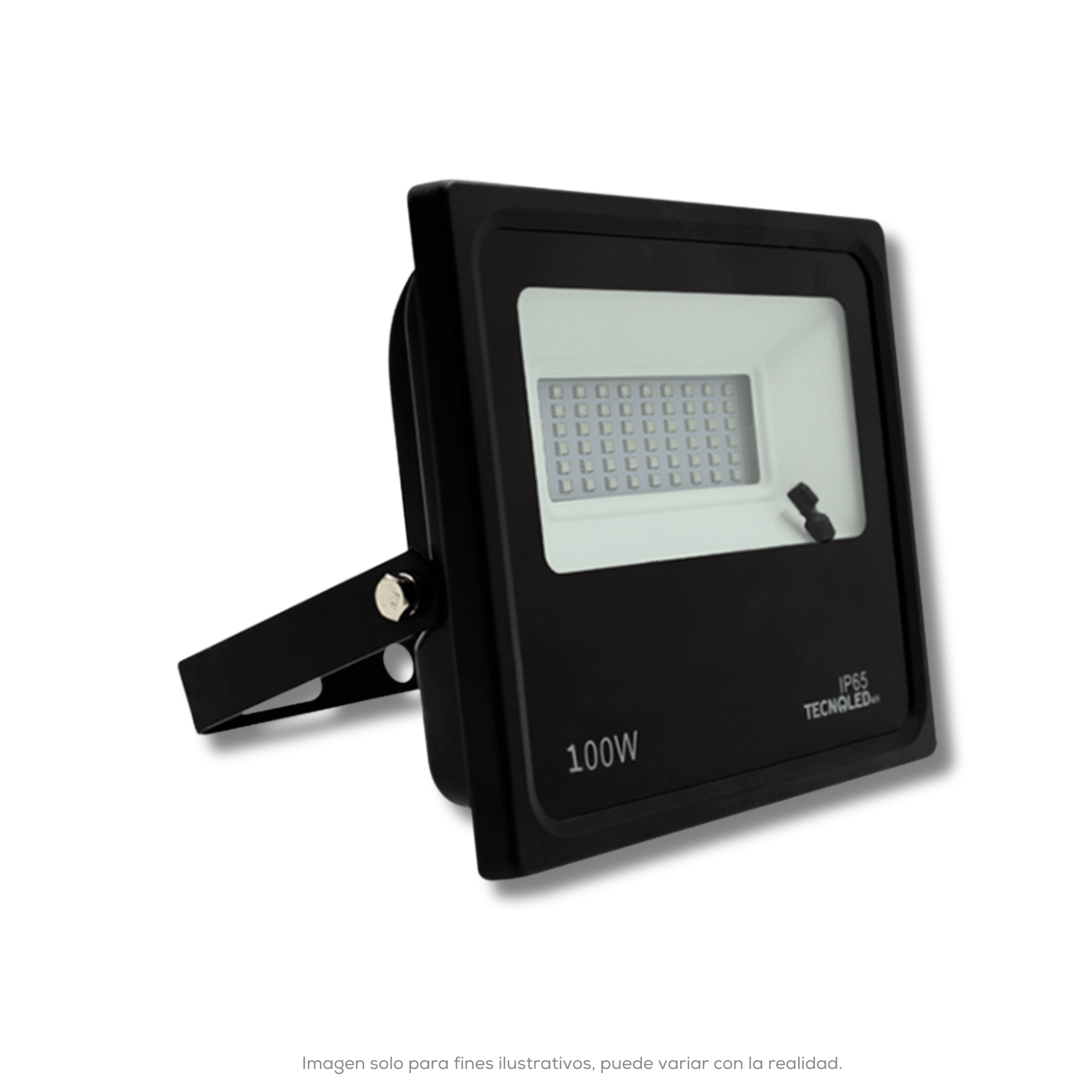REFLECTOR SLIM ALTA SMD POTENCIA 100W 6500K 85 305V 10000LM NEGRO