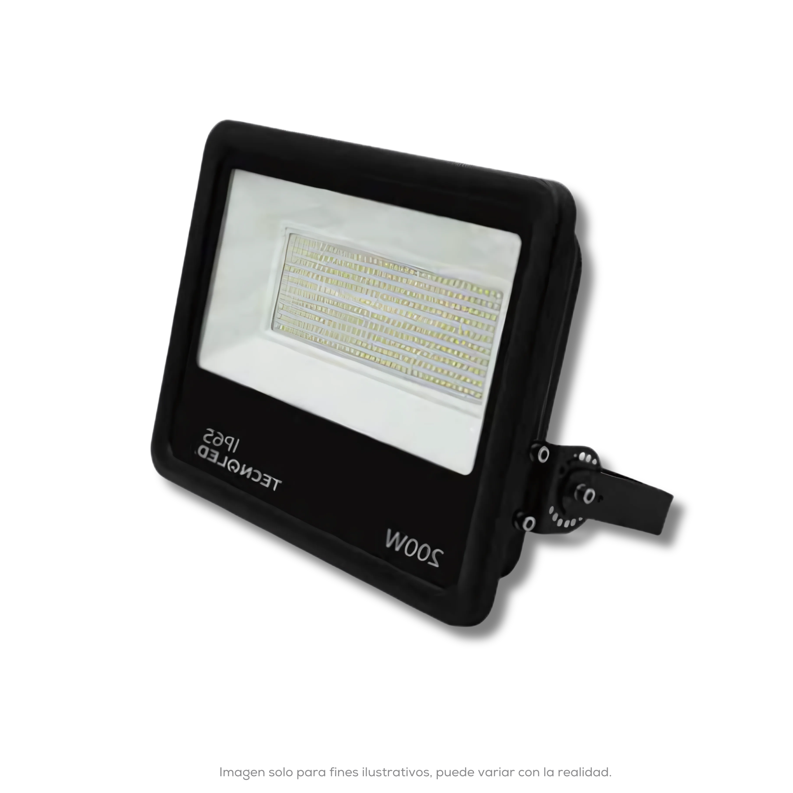 REFLECTOR SLIM ALTA SMD POTENCIA 200W 6500K 85 305V 20000LM NEGRO