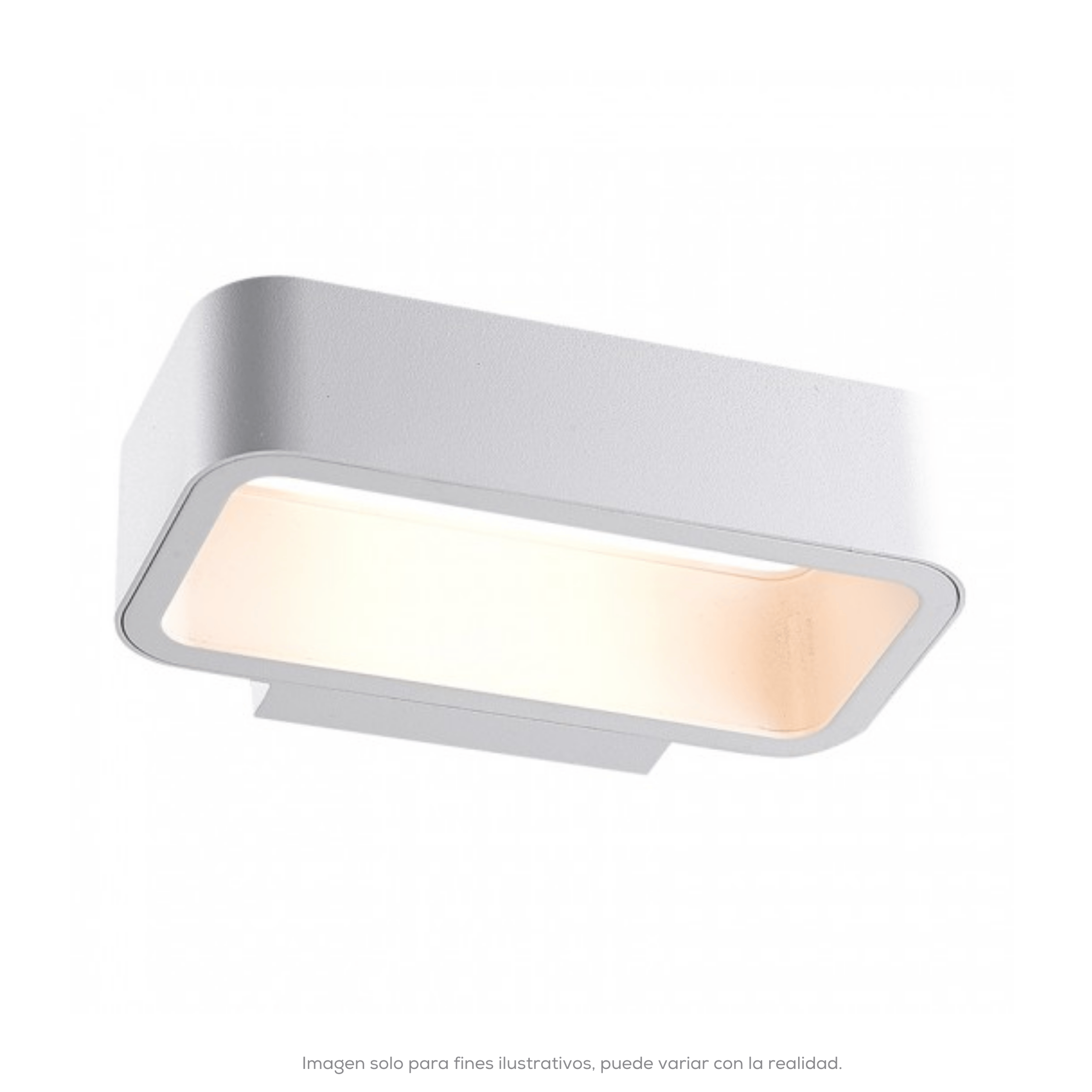 ARBOTANTE DE ALUMINIO PARA MURO LED CREE 7W BLANCO