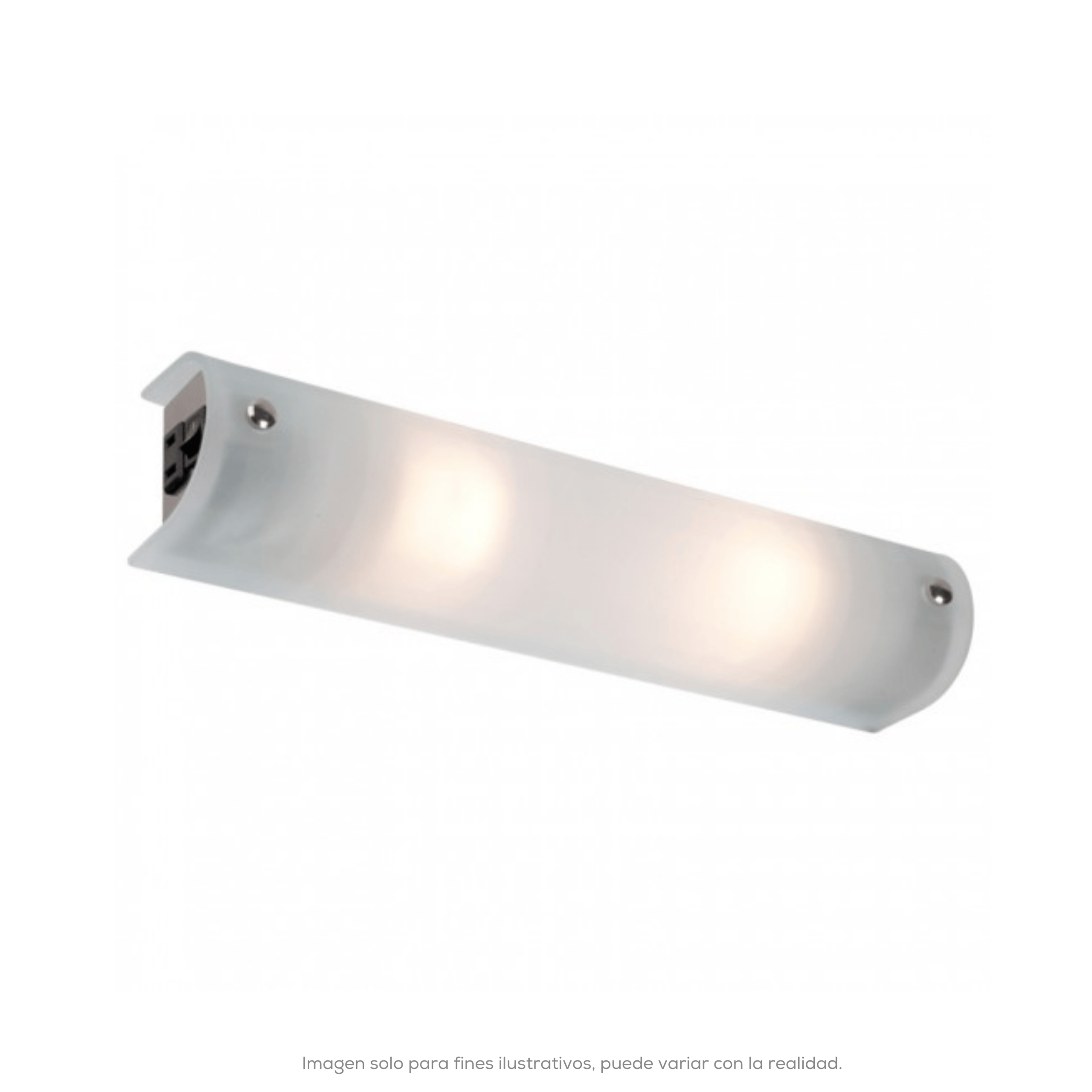 ARBOTANTE BARRA DE BANO 2LUCES C APAG Y CONTACTO CALUX
