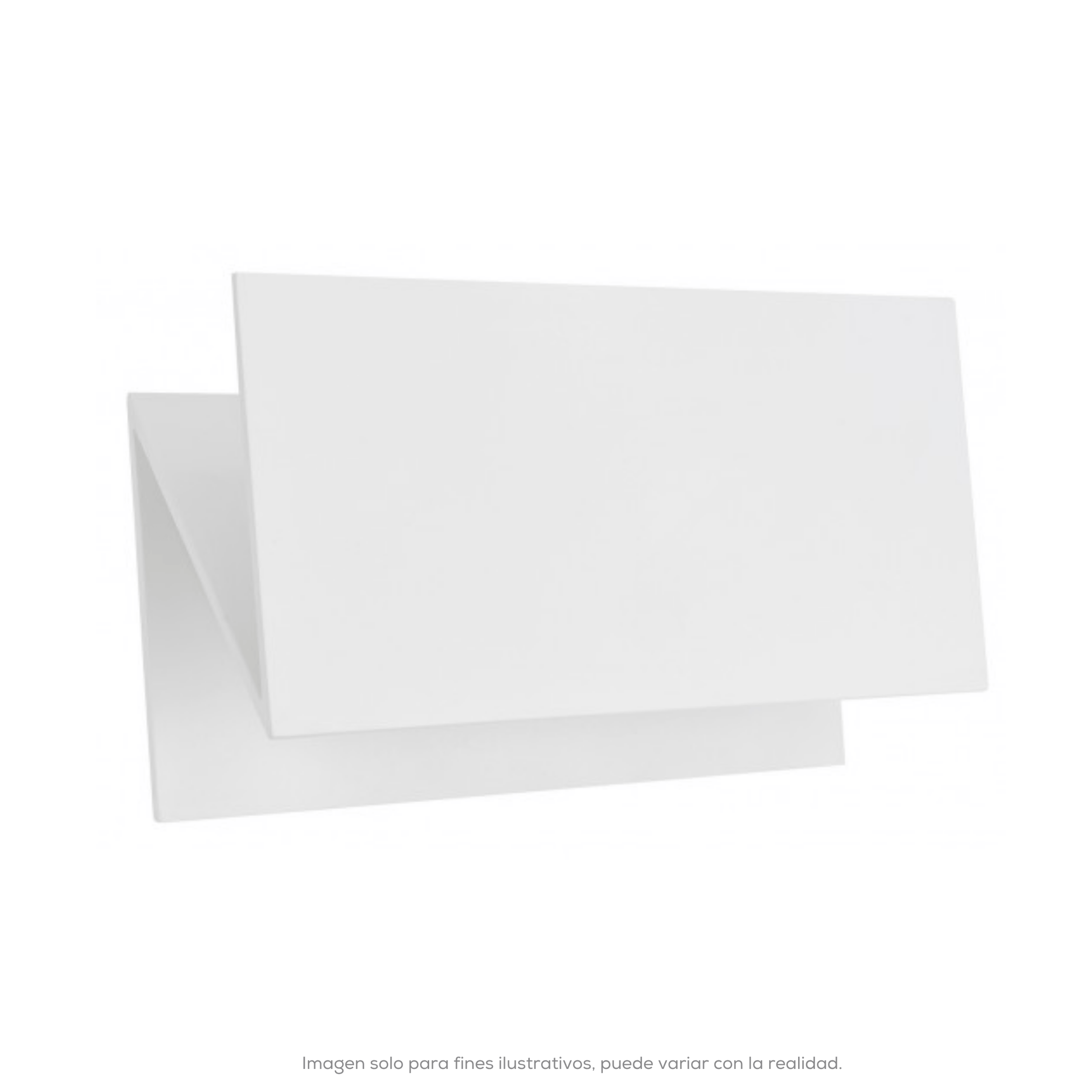 LUMINARIO DE LED PARA MURO P EXT BLANCO