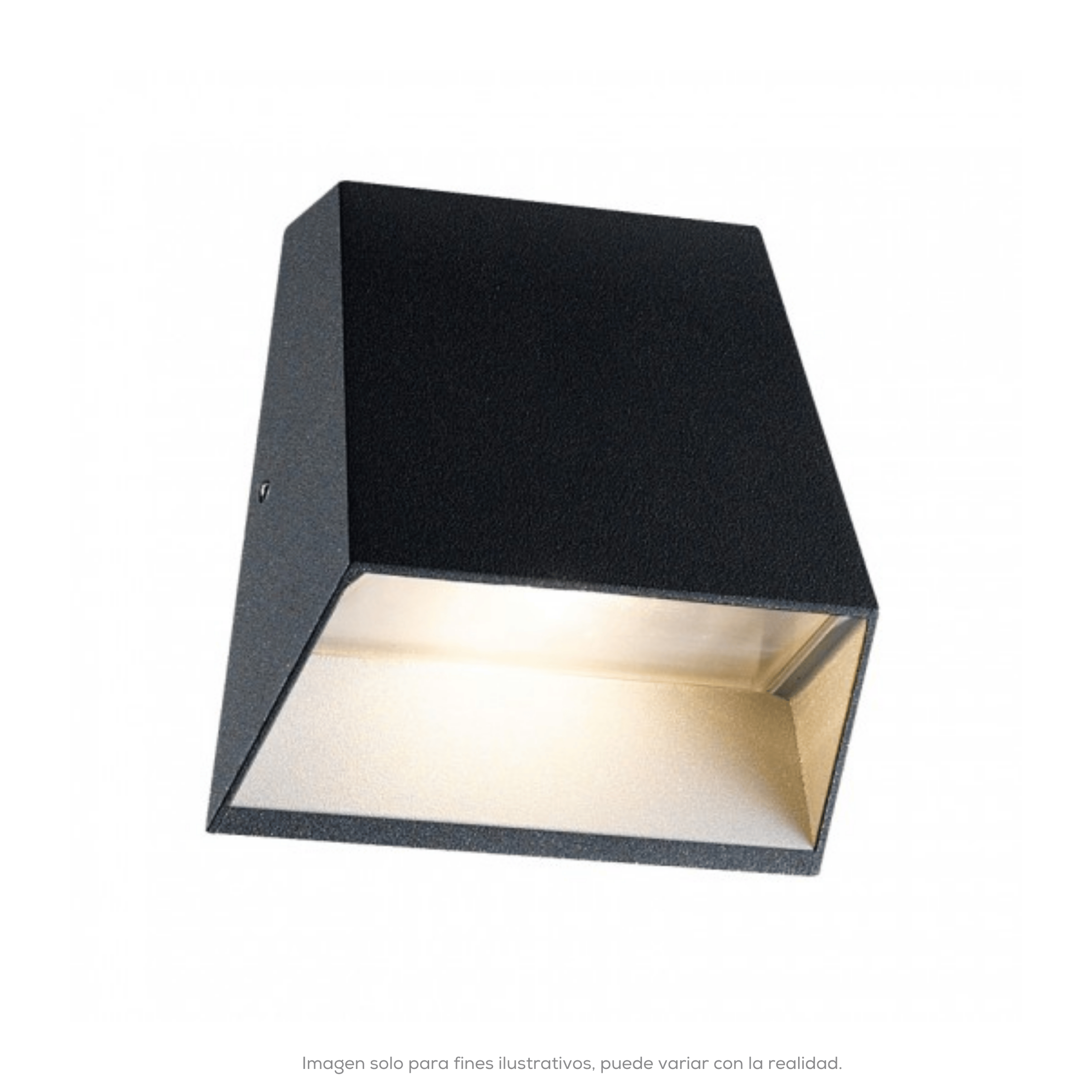 ARBOTANTE DE ALUMINIO PARA MURO DE LED CREE 7W GRAFITO CALUX