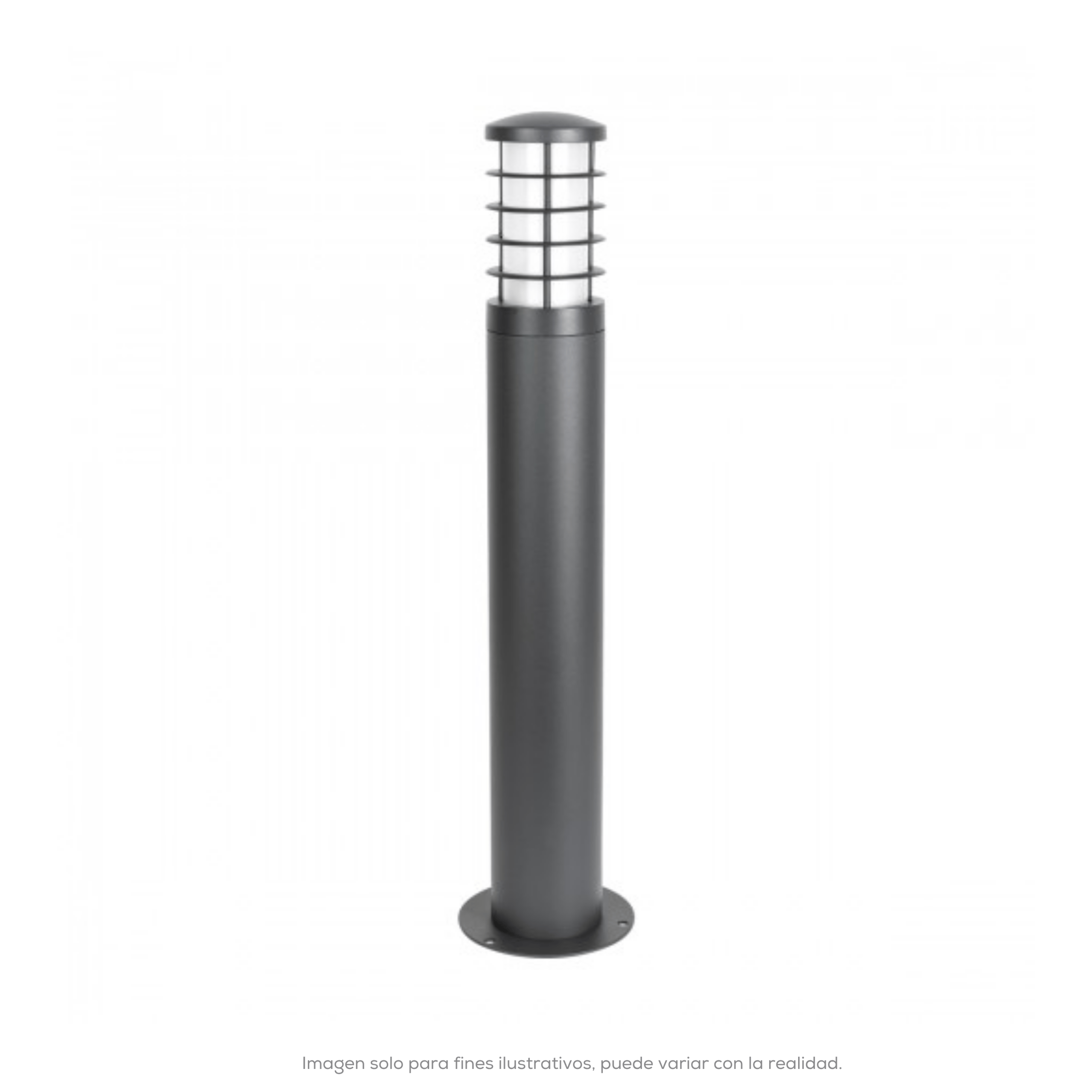 POSTE EXTERIOR 65CM ALUMINIO GRAFITO CALUX
