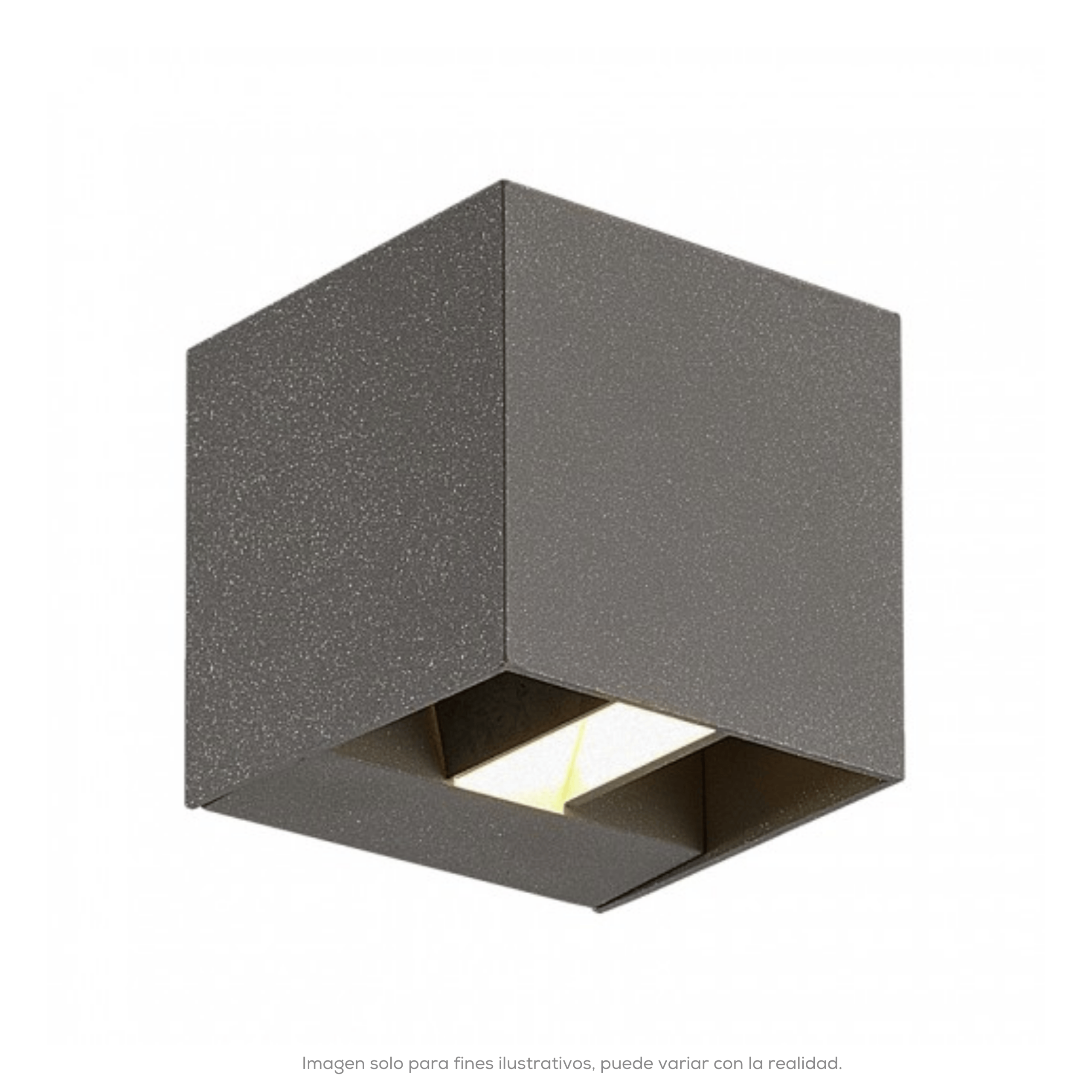 LUMINARIO PARA SOBREPONER EN MURO INTERIOR EXTERIOR 6W VOLTAJE 100240V 5060HZ CORRIENTE 60MA IP 54 SOCKET N A