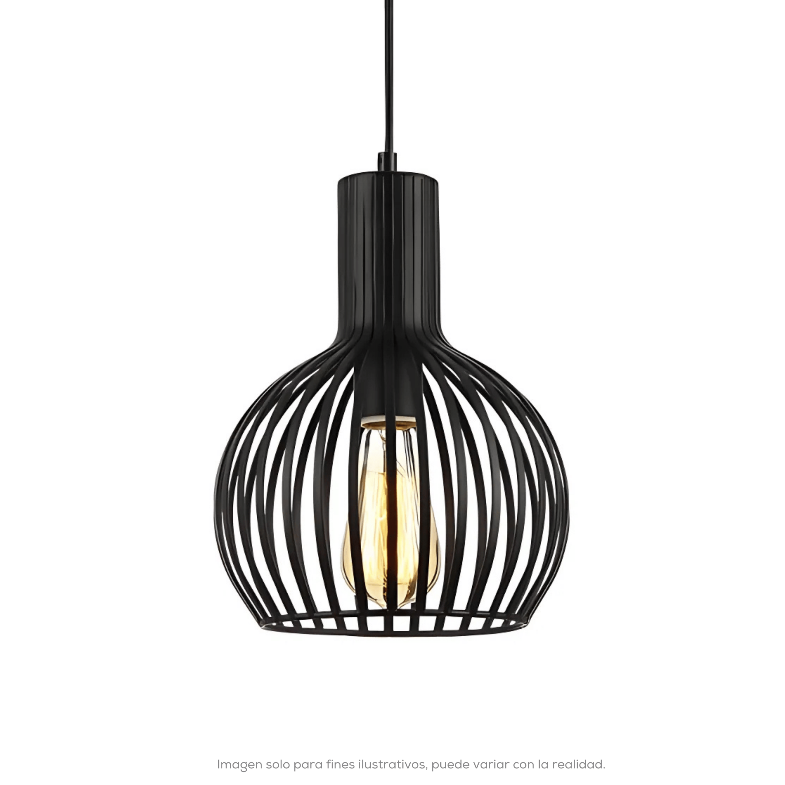 LUMINARIO COLGANTE BASE E27 SIN LAMPARA