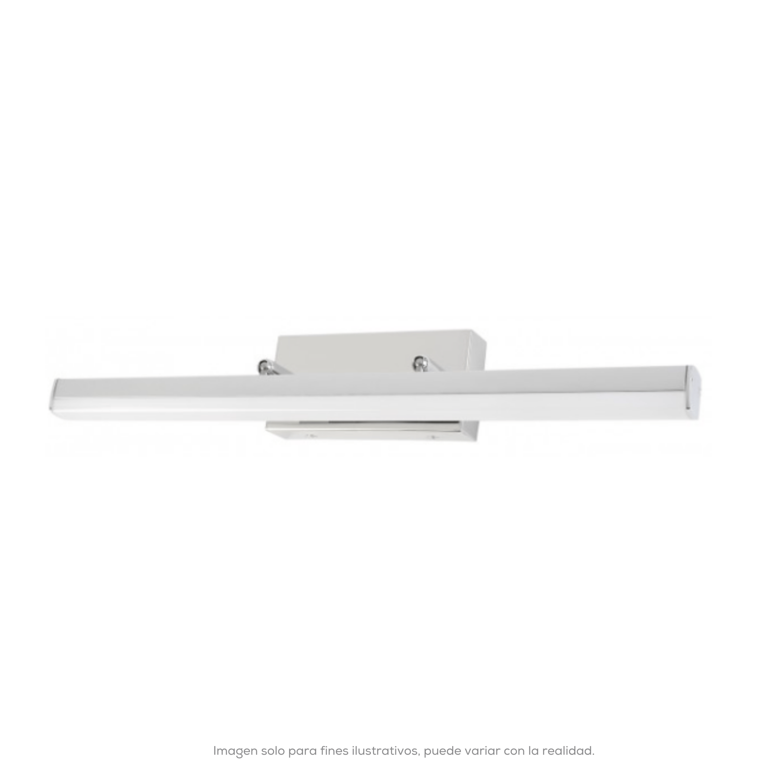 LUMINARIO PARA MURO LED 12W 3000K IP44 CROMO