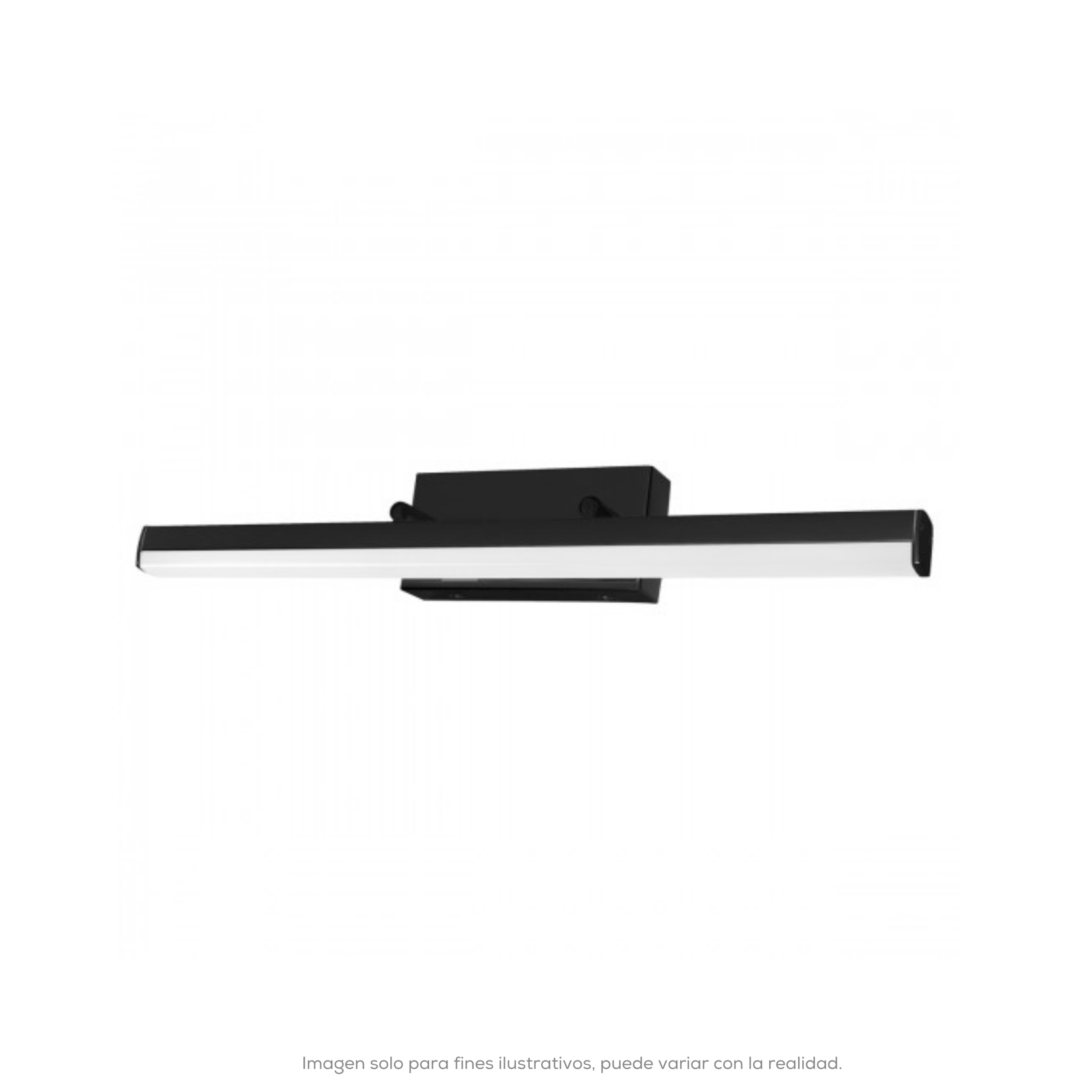 LUMINARIA PARA MURO LED COLOR NEGRO