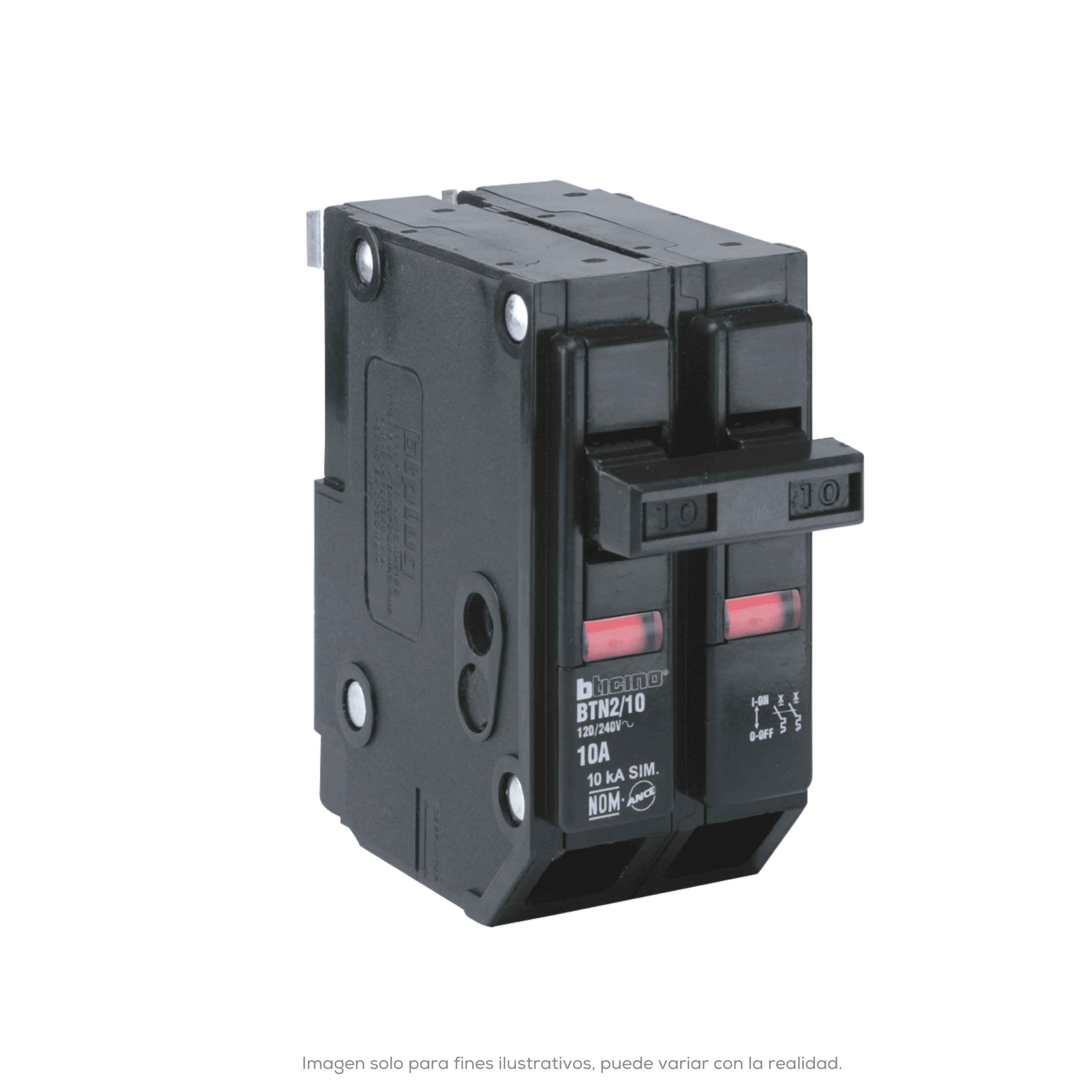 INTERRUPTOR TERMOMAGNETICO 2X30 A 120 240V 10 KA MONTAJE ENCHUFABLE
