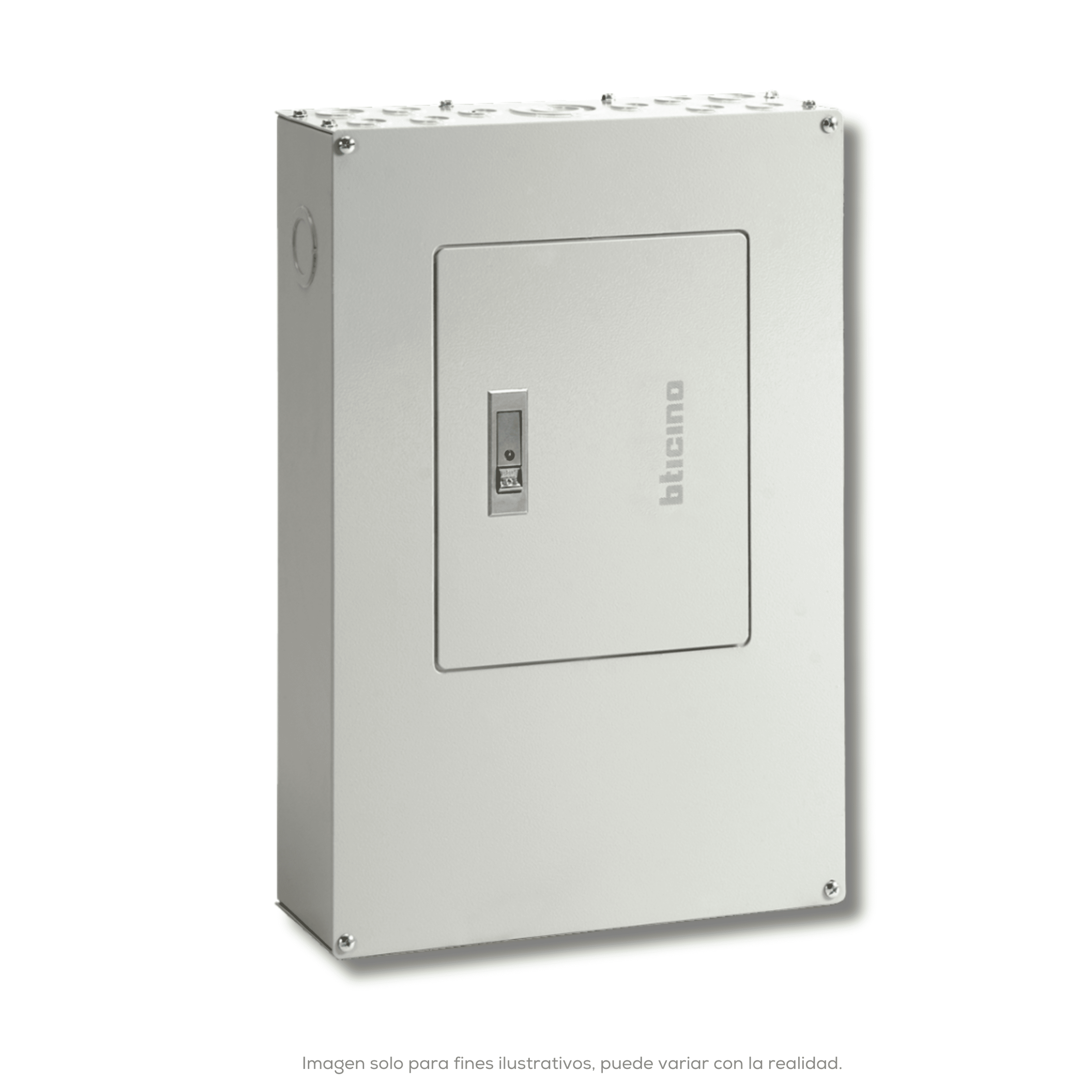 CAJA E INTERIOR PARA CENTRO DE CARGA DE 12 POLOS ZAPATAS PRINCIPALES 125 A 240/120V1F-3H 10 KA