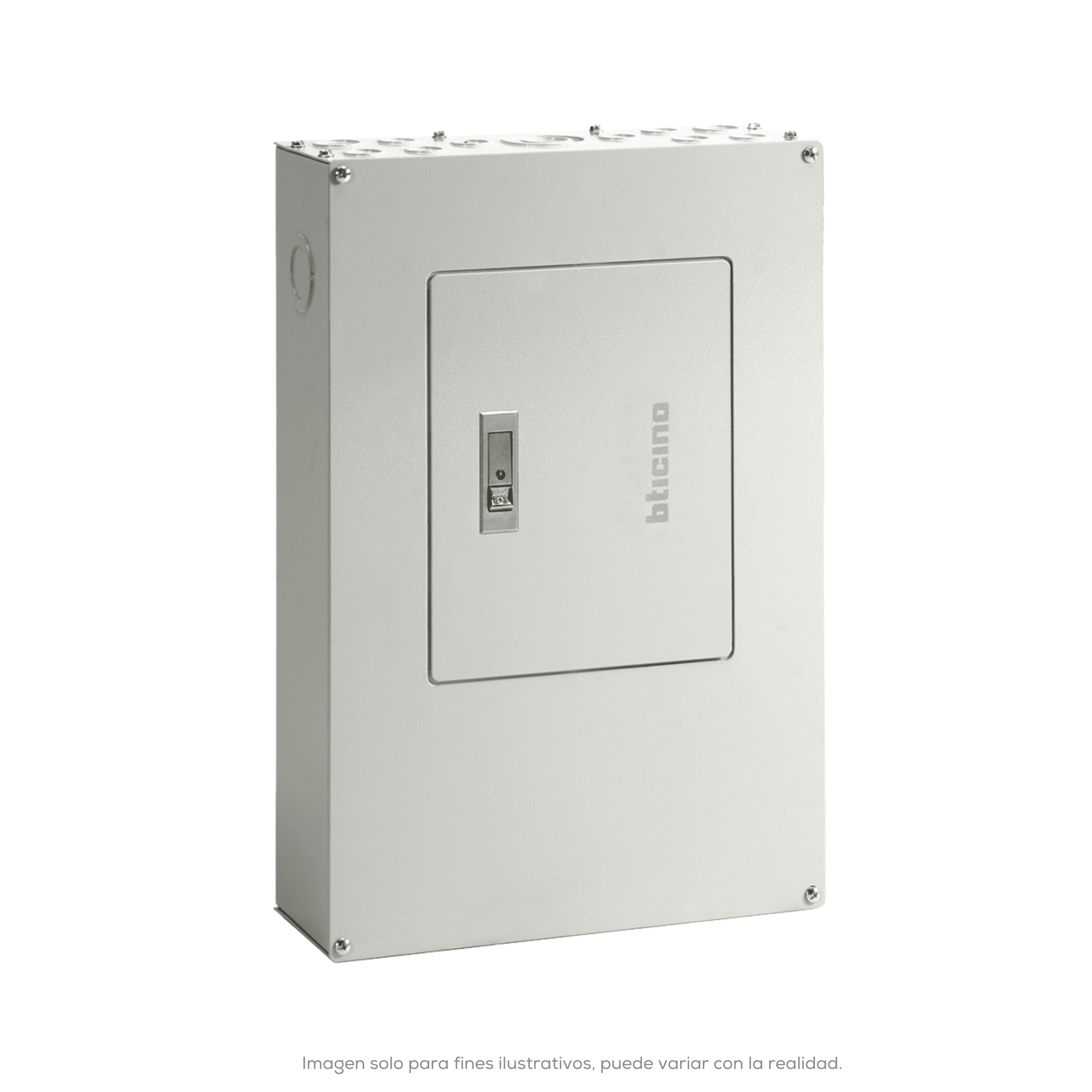 CAJA E INTERIOR PARA CENTRO DE CARGA DE 12 POLOS ZAPATAS PRINCIPALES 125 A 240/120V3F-4H 10 KA
