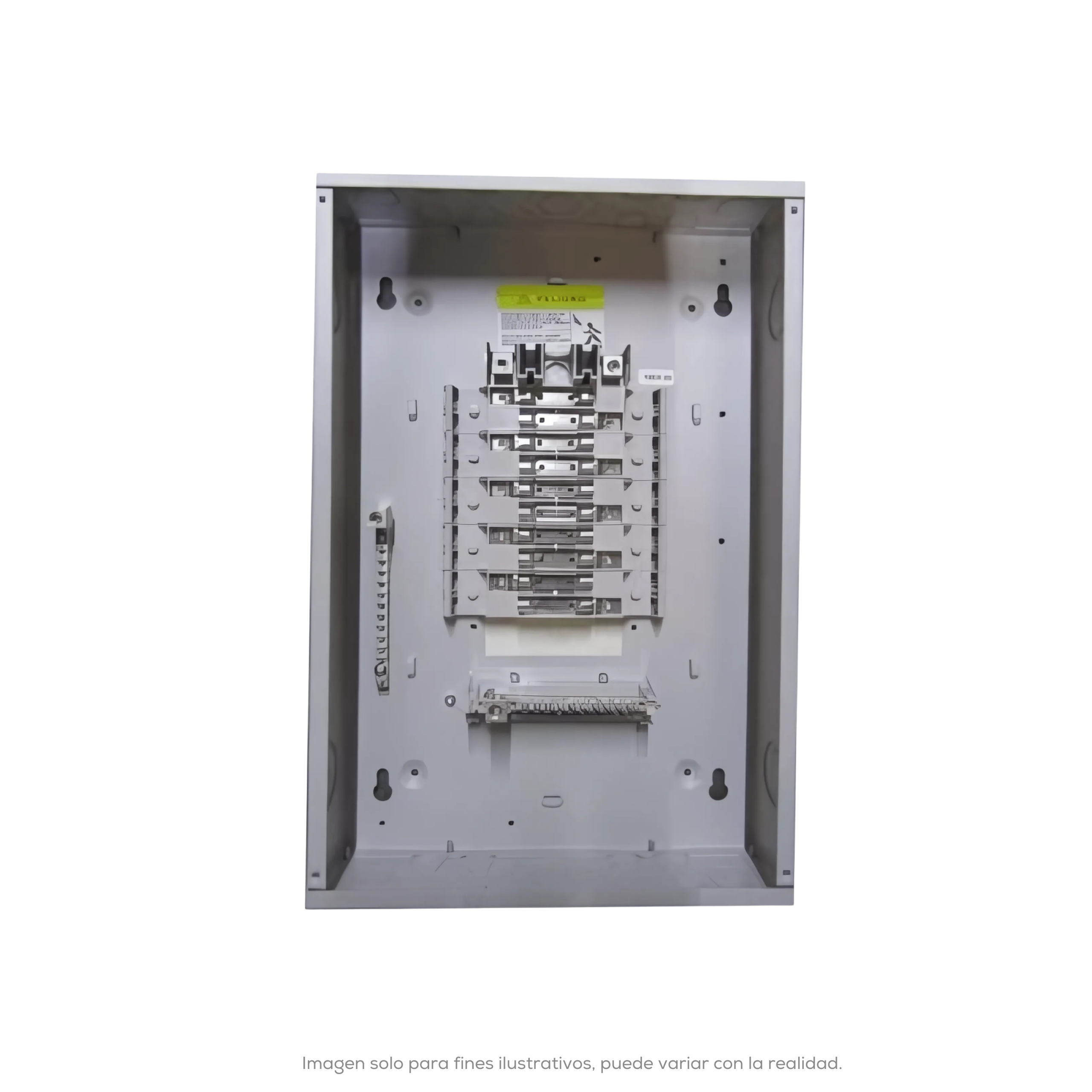 CAJA E INTERIOR PARA CENTRO DE CARGA DE 20 POLOS ZAPATAS PRINCIPALES 125 A 240/120V3F-4H 10 KA