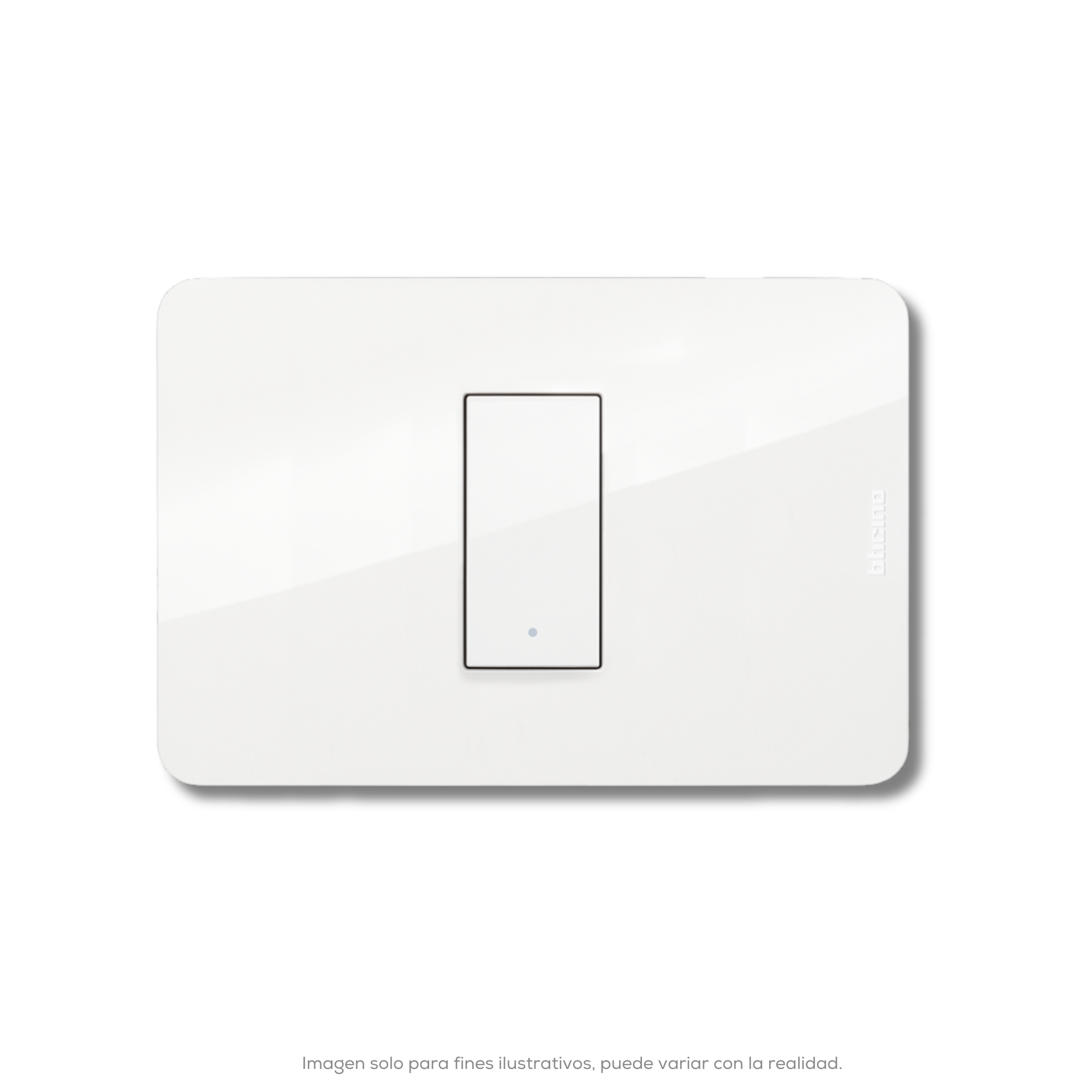 PLACA DE RESINA COLOR BLANCO 1 MOD. (INCLUYE CHASIS)
