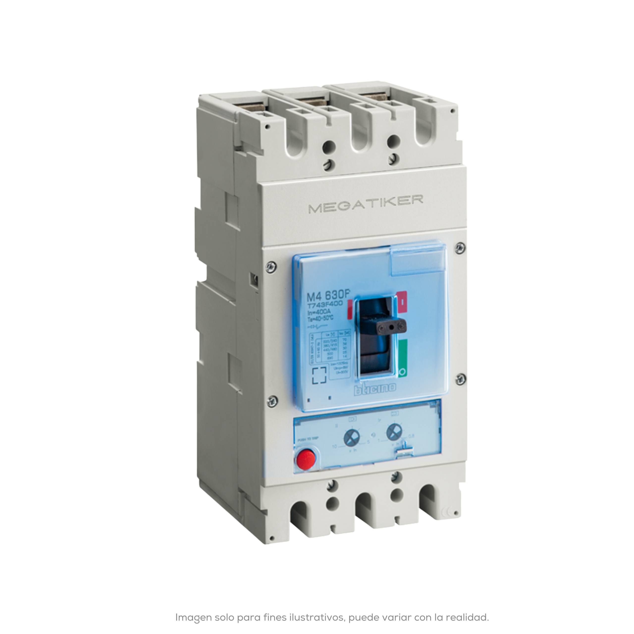 Interruptor Termomagnetico M4 630 F 3 Polos 320 A