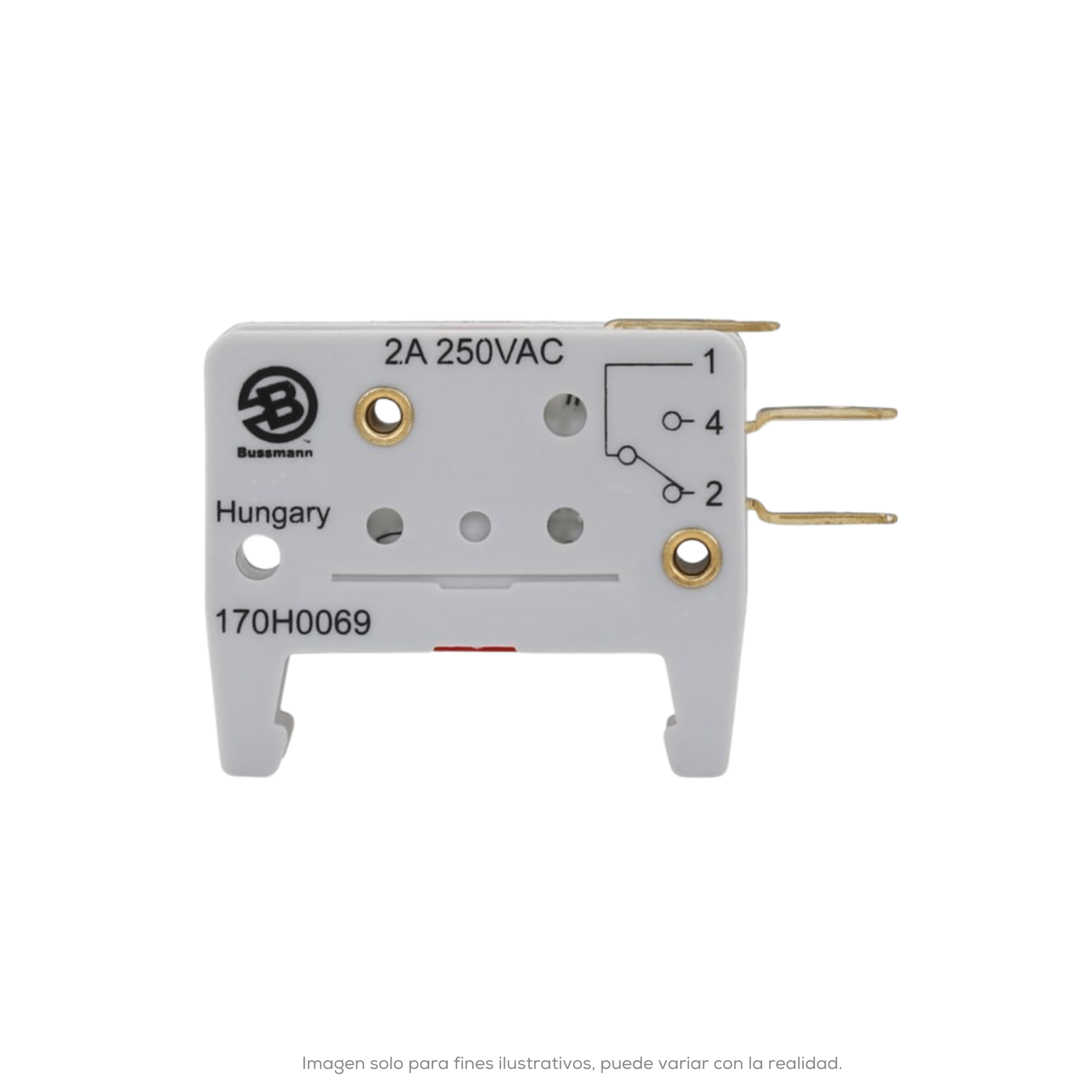 MICRO INTERRUPTOR DE ALTA VELOCIDAD SERIE EATON BUSSMANN 5A CON INDICADOR ACCESORIO PARA FUSIBLE