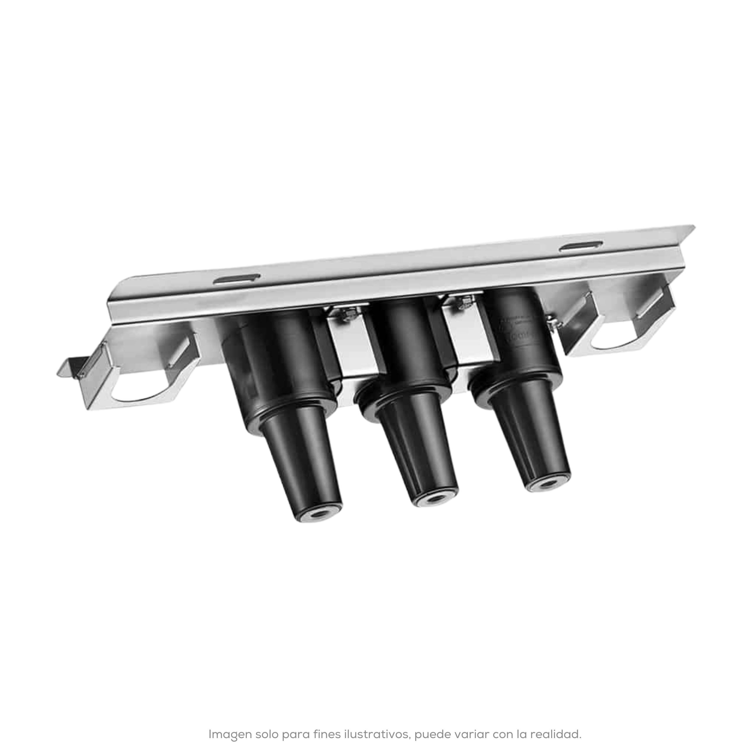 CONECTOR MULTIPLE BUS 4 VIAS 600 A 15/25 KV CON BRACKET DE ACERO INOX OPERACION SIN CARGA CHARDON