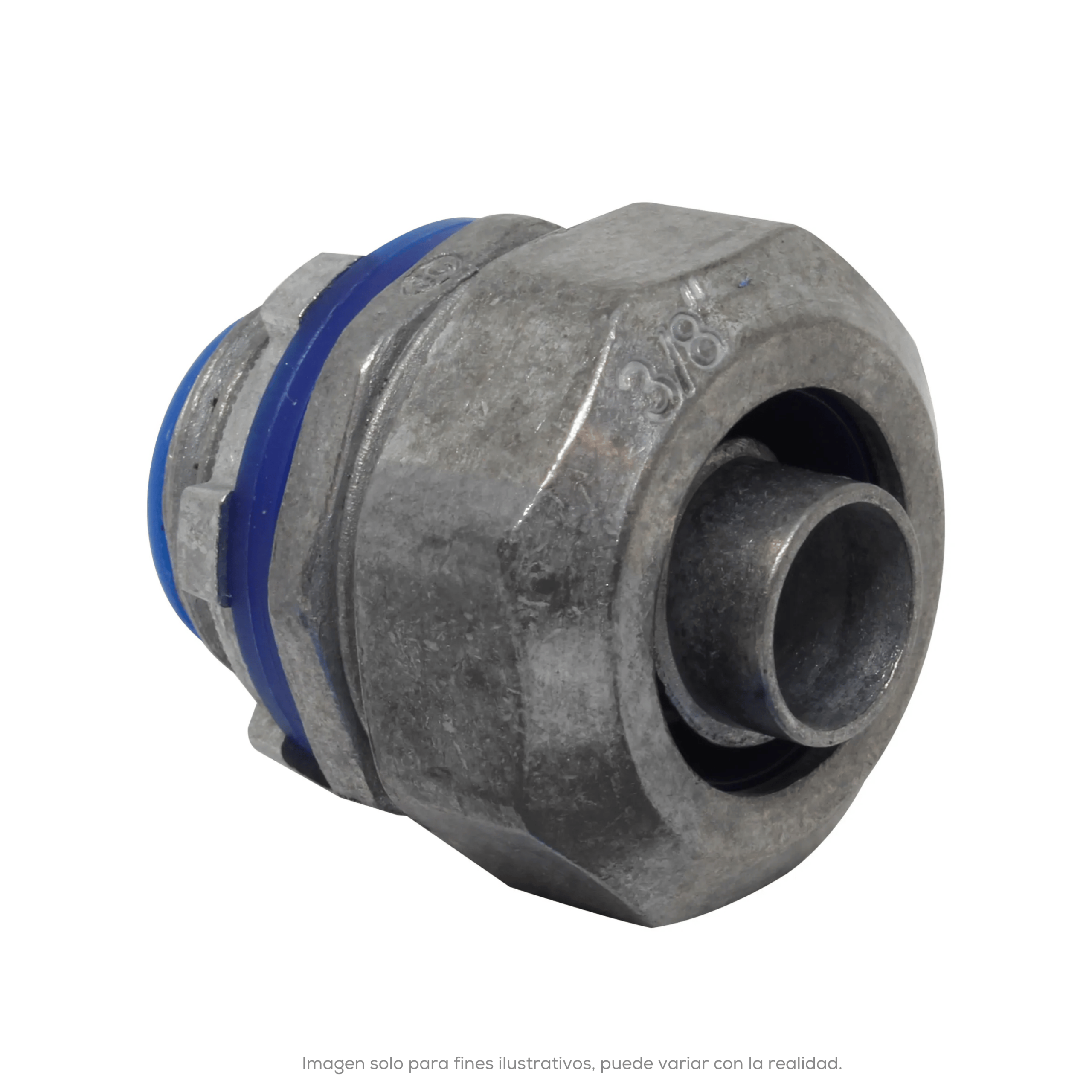 CONECTOR RECTO PARA TUBO LICUATITE 1/2