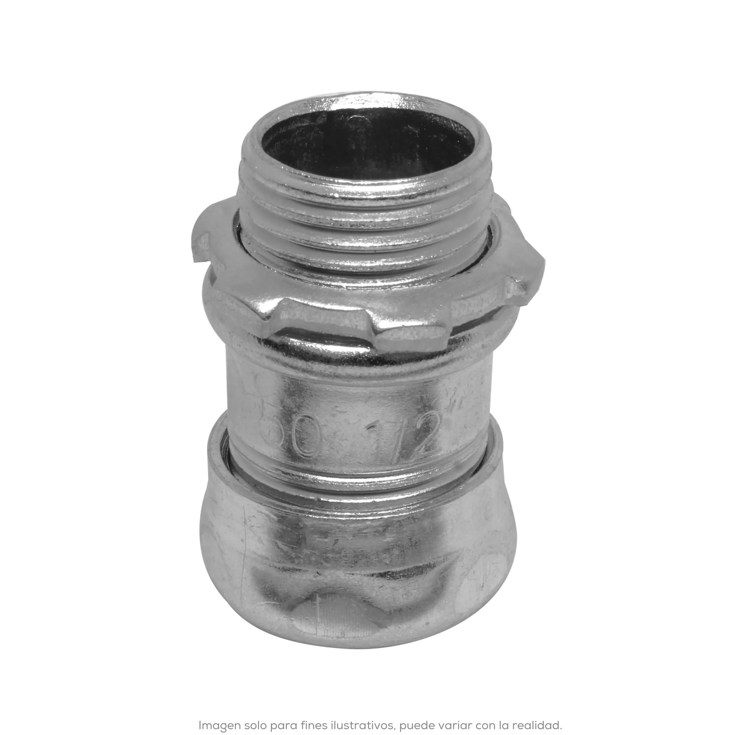 CONECTOR DE COMPRESION PARA TUBO EMT 1/2