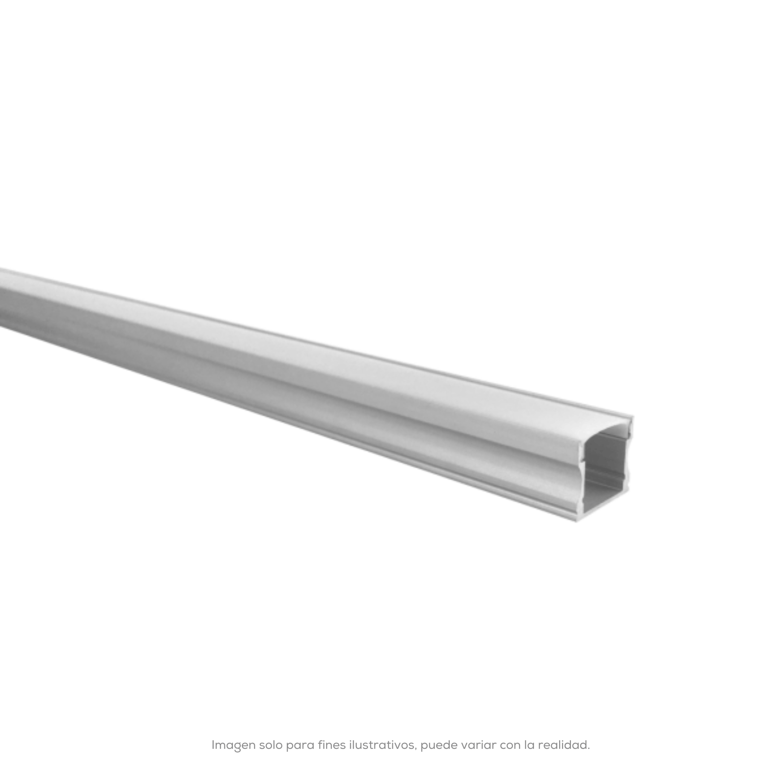 PERFIL ALUMINIO SOBREP MURO/TECHO 3 MTS