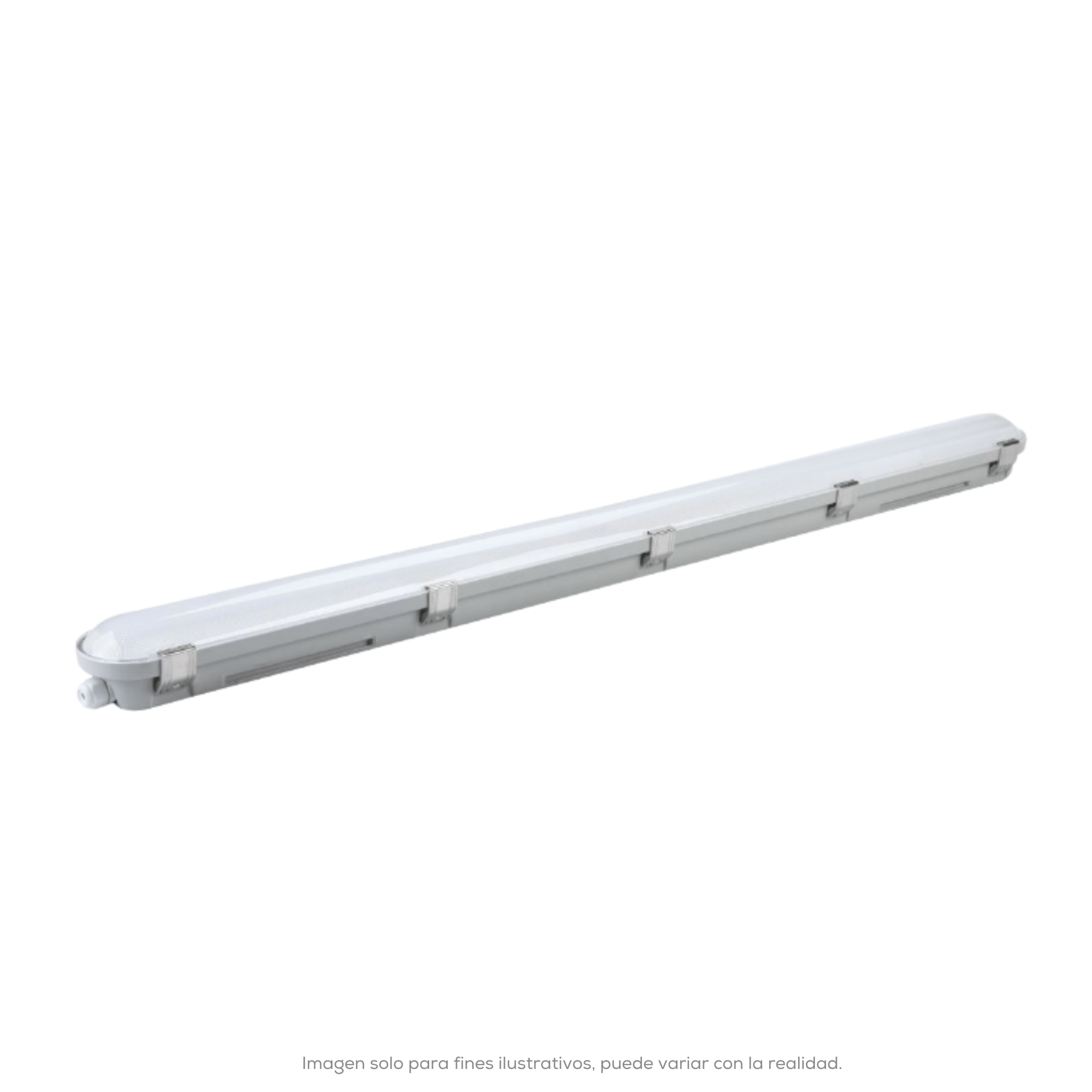 LUMINARIA INTE LED 38W 100-277V 5000L 4000K GRIS