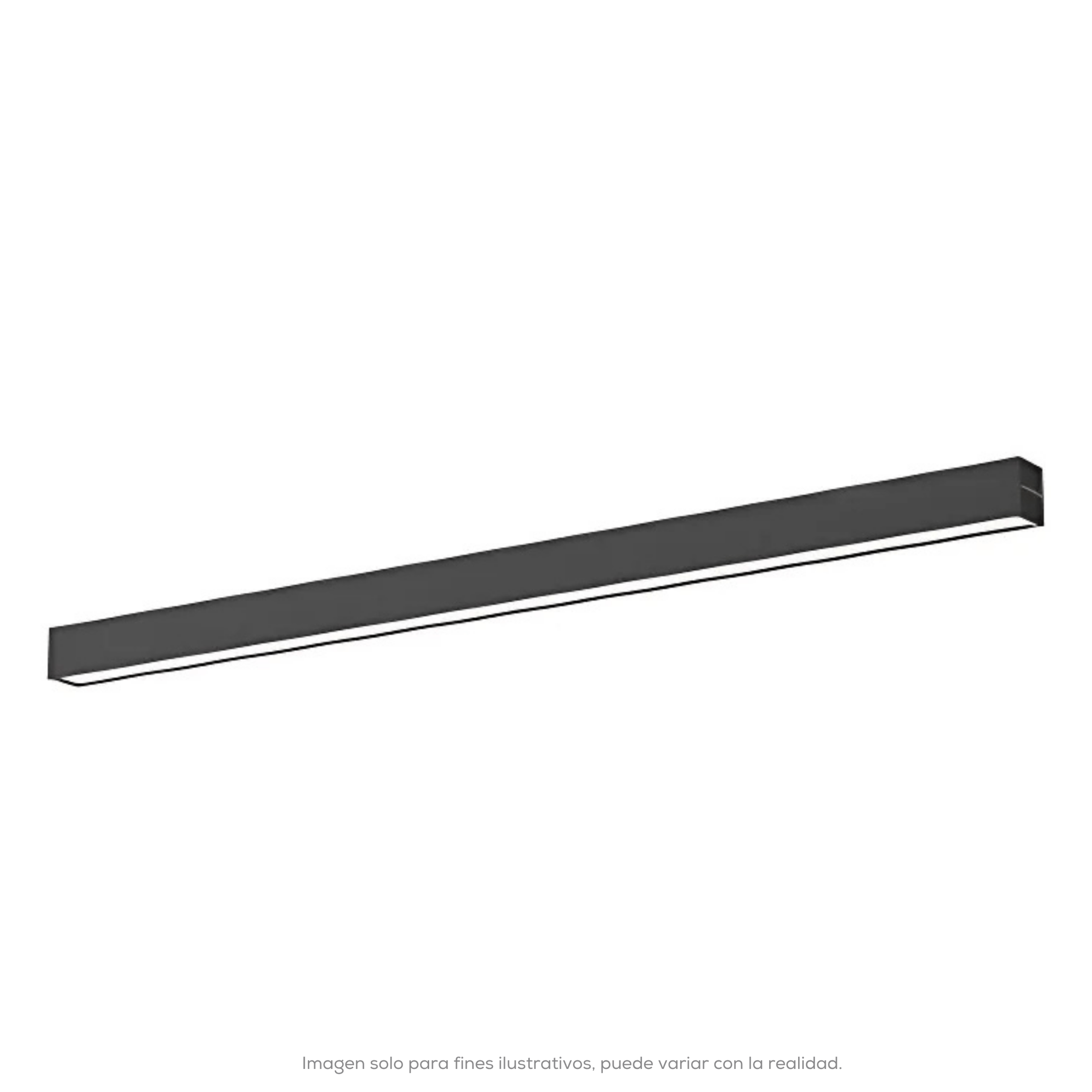INT LINEALES SOBREPONER 38W 100-277V 4000K NEGRA