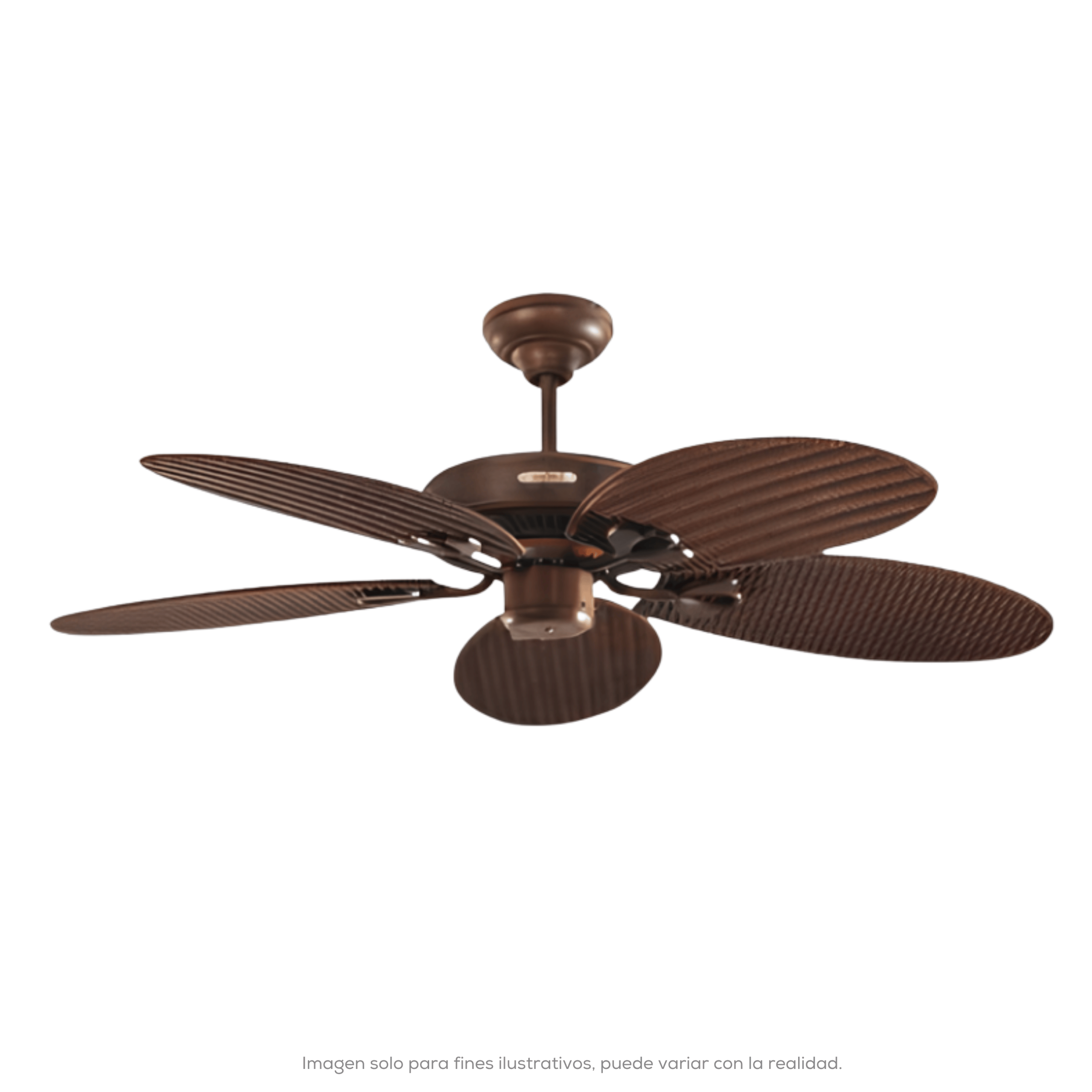 VENTILADOR HURACAN TROPICAL 52 PULG C/ CONTROL DE CADENA CHOCOLATE