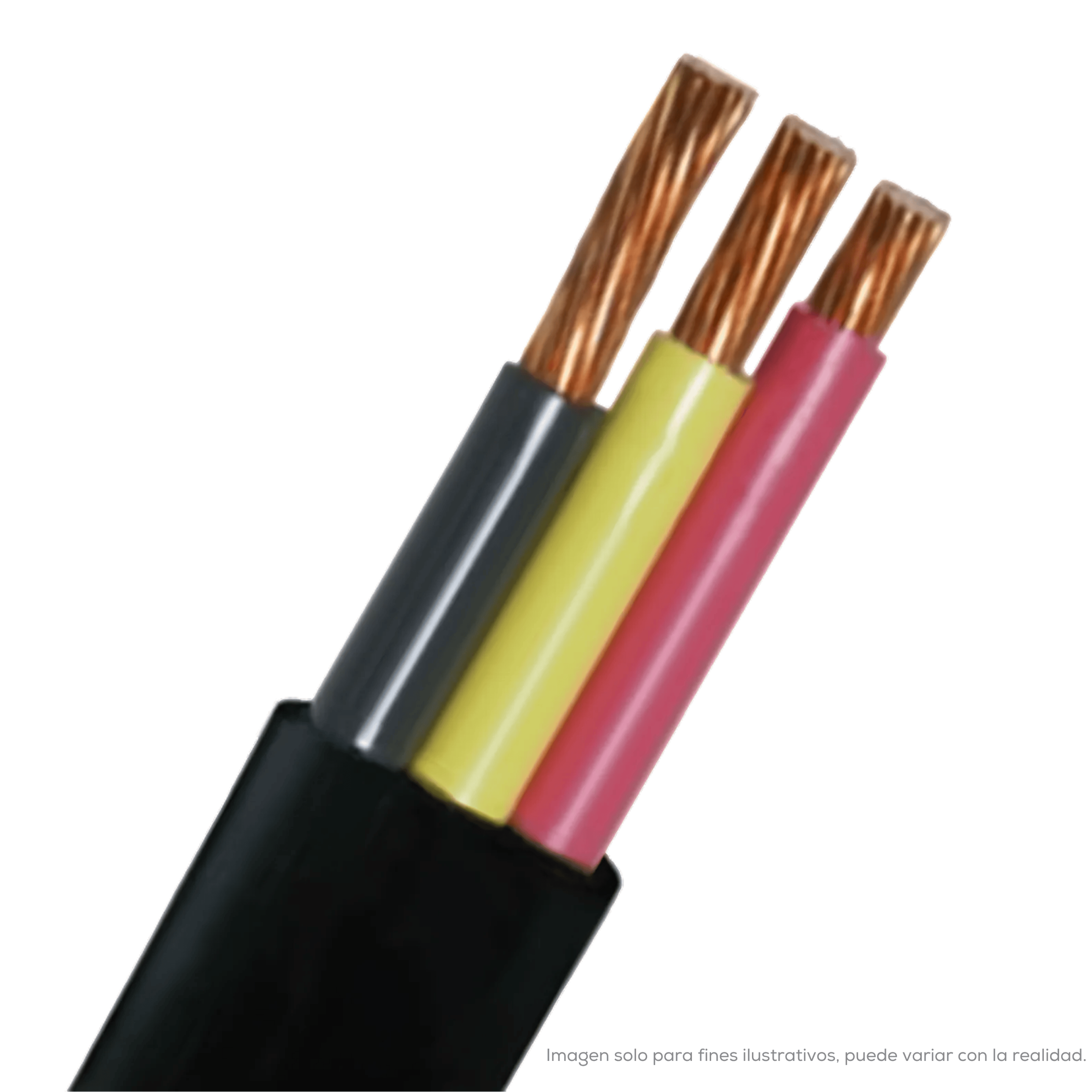 Cable Bomba Sumergible 1000V 3 X 2 AWG
