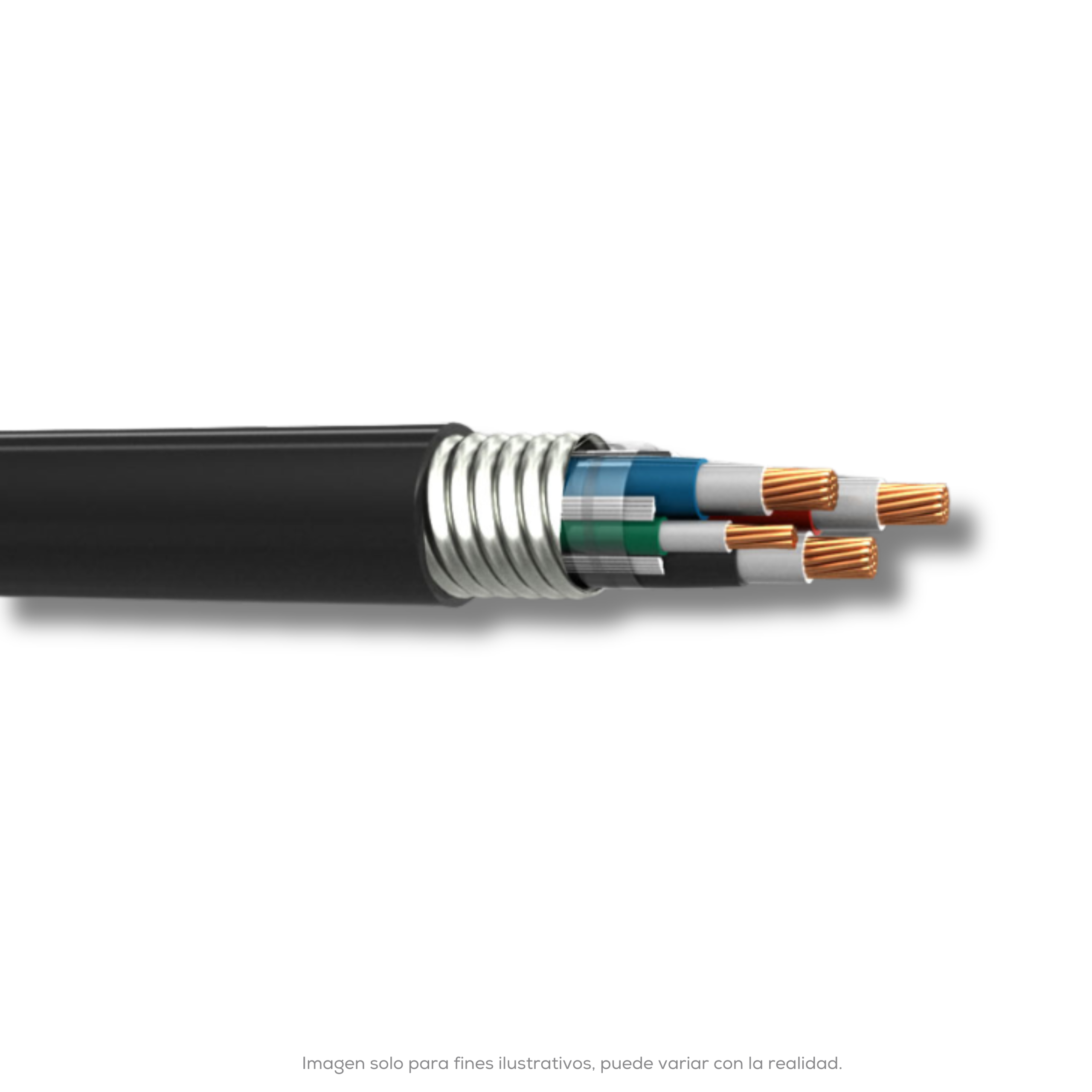 CABLE ARMANEL TETRAPOLAR S 8000 4X4/0+1X2 600V S/C CONDUMEX 32030002KB