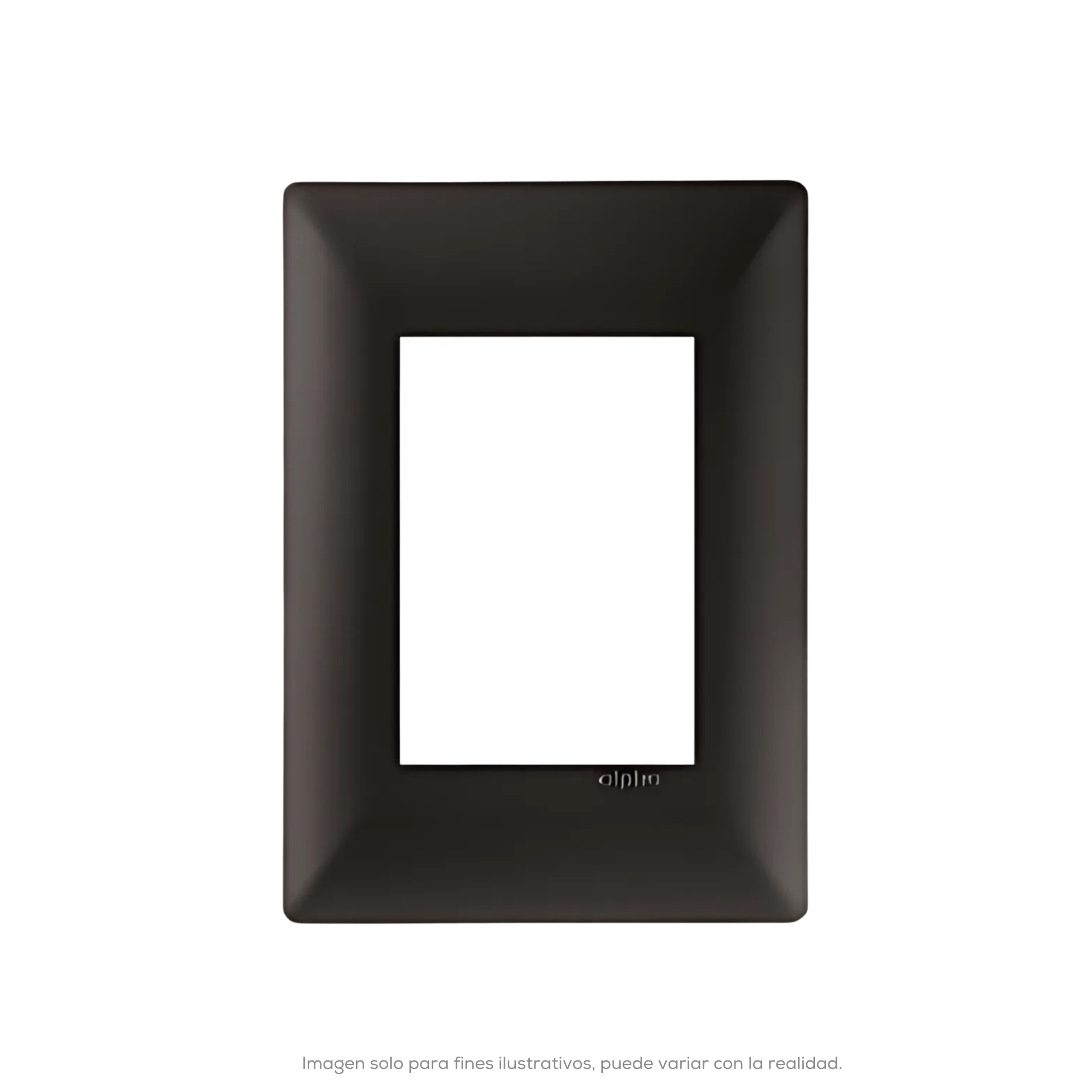 PLACA 3 VENTANAS BLACK