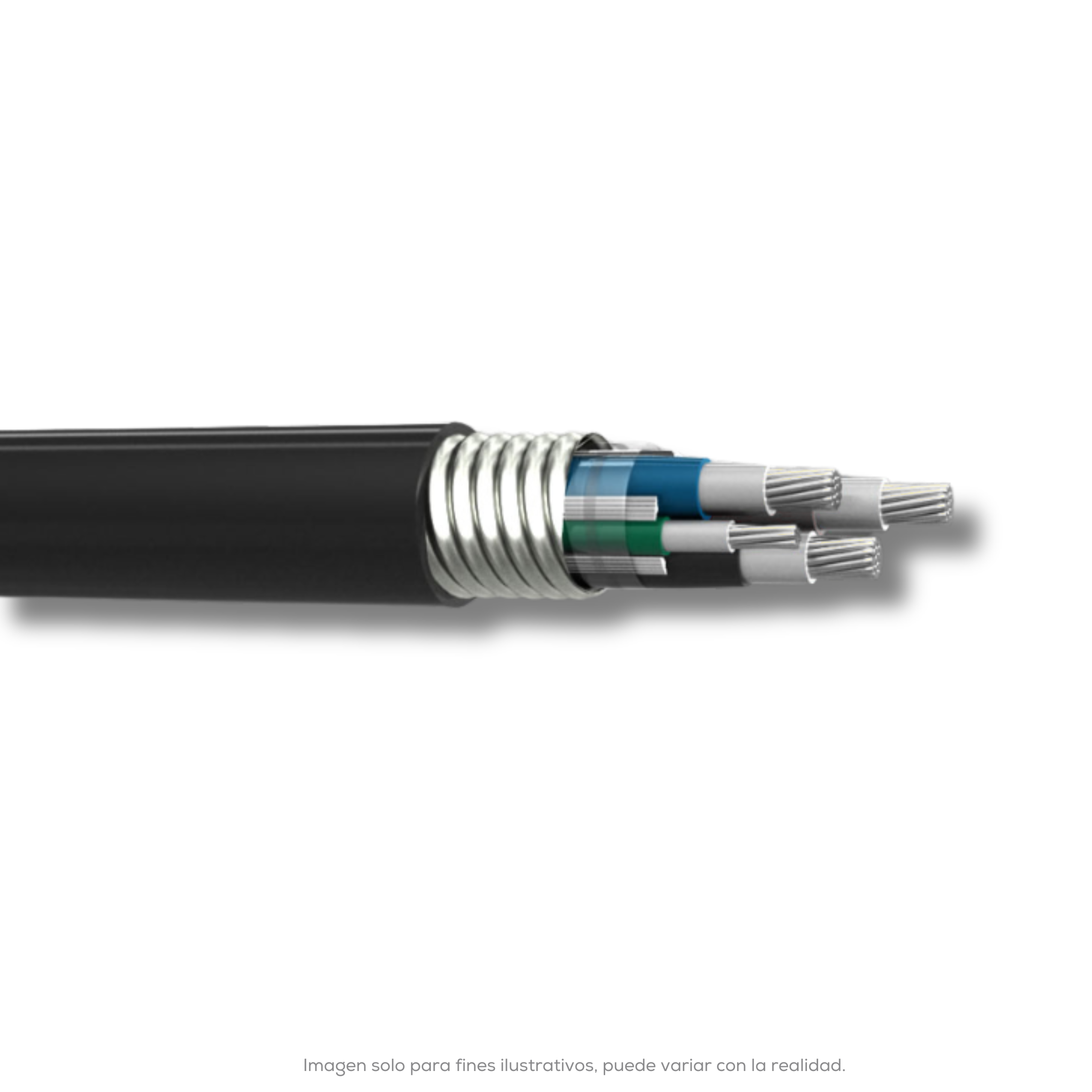 CABLE ARMANEL TETRAPOLAR S 8000 4X3/0+1X4 600V S/C CONDUMEX