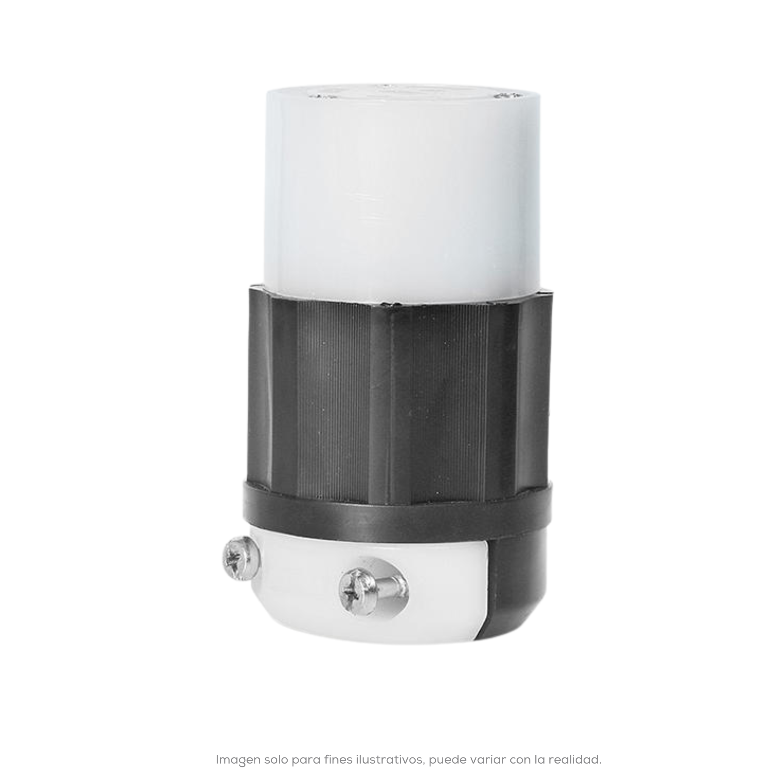 Conector Media Vuelta Industrial 15 A 125 V 2P 3H Nema L5-15R
