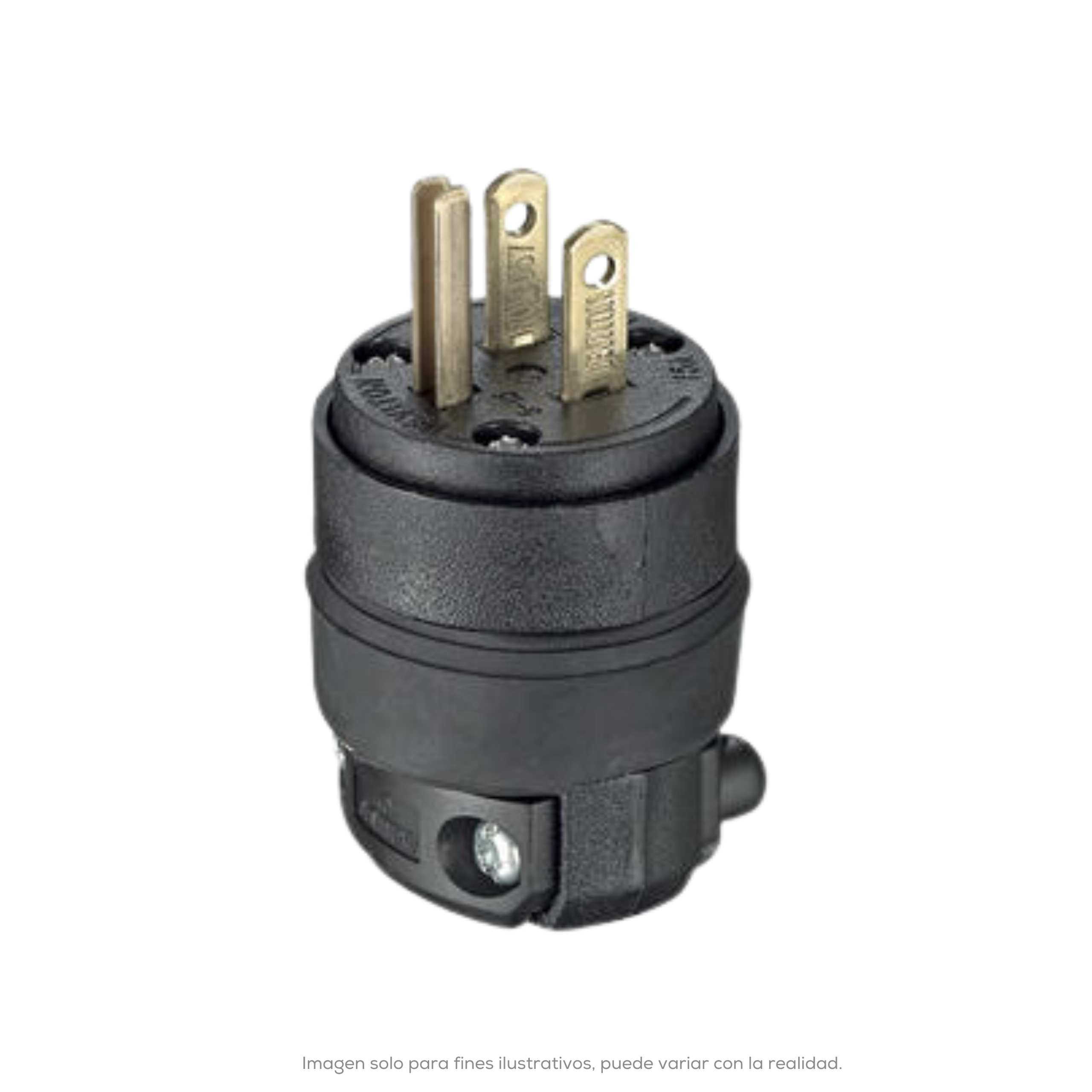 Clavija De Hule 2P 3H 15A-125V Nema 5-15P