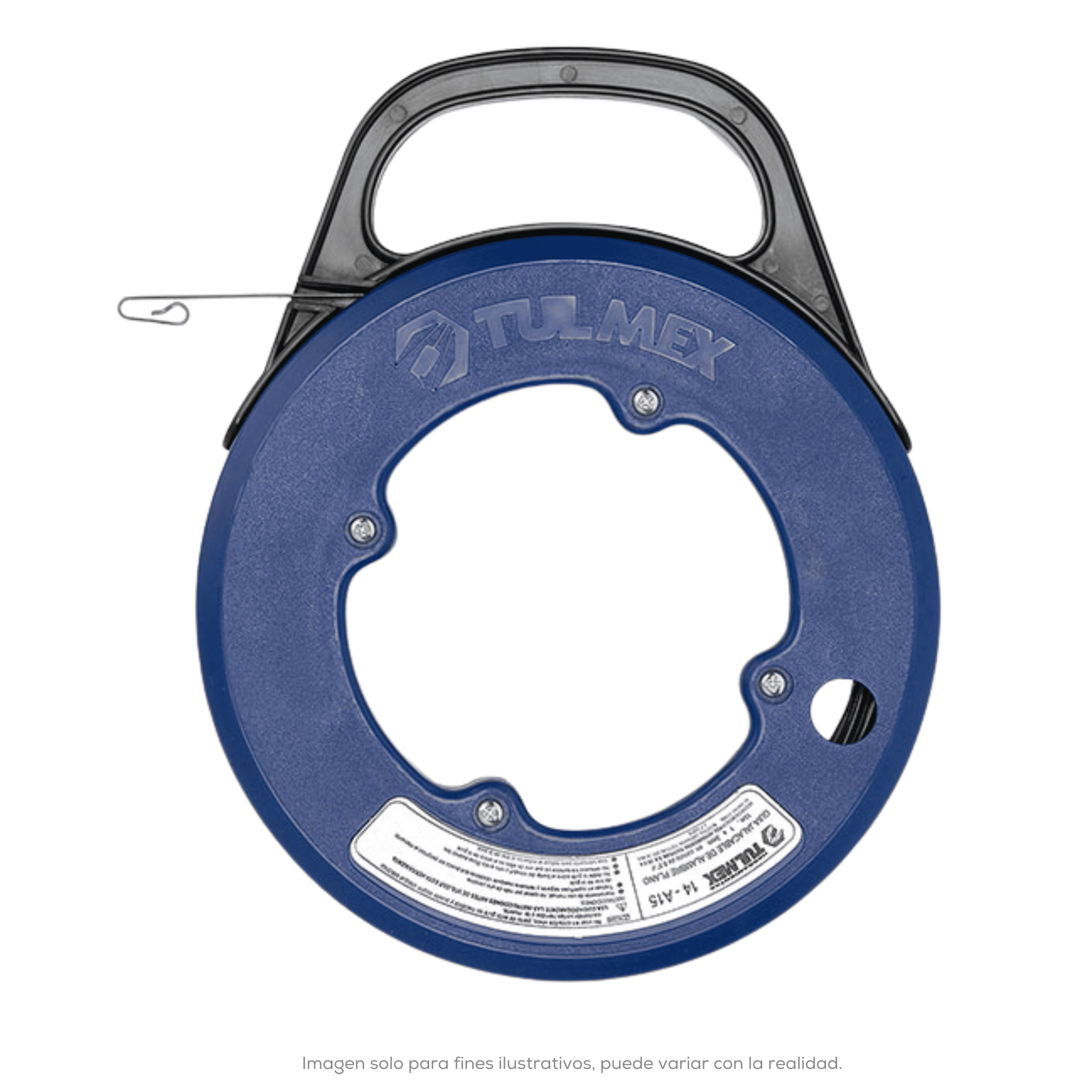 Guia Jala Cable Alambre Plano 1 mm x 3 mm x 15 m Tulmex