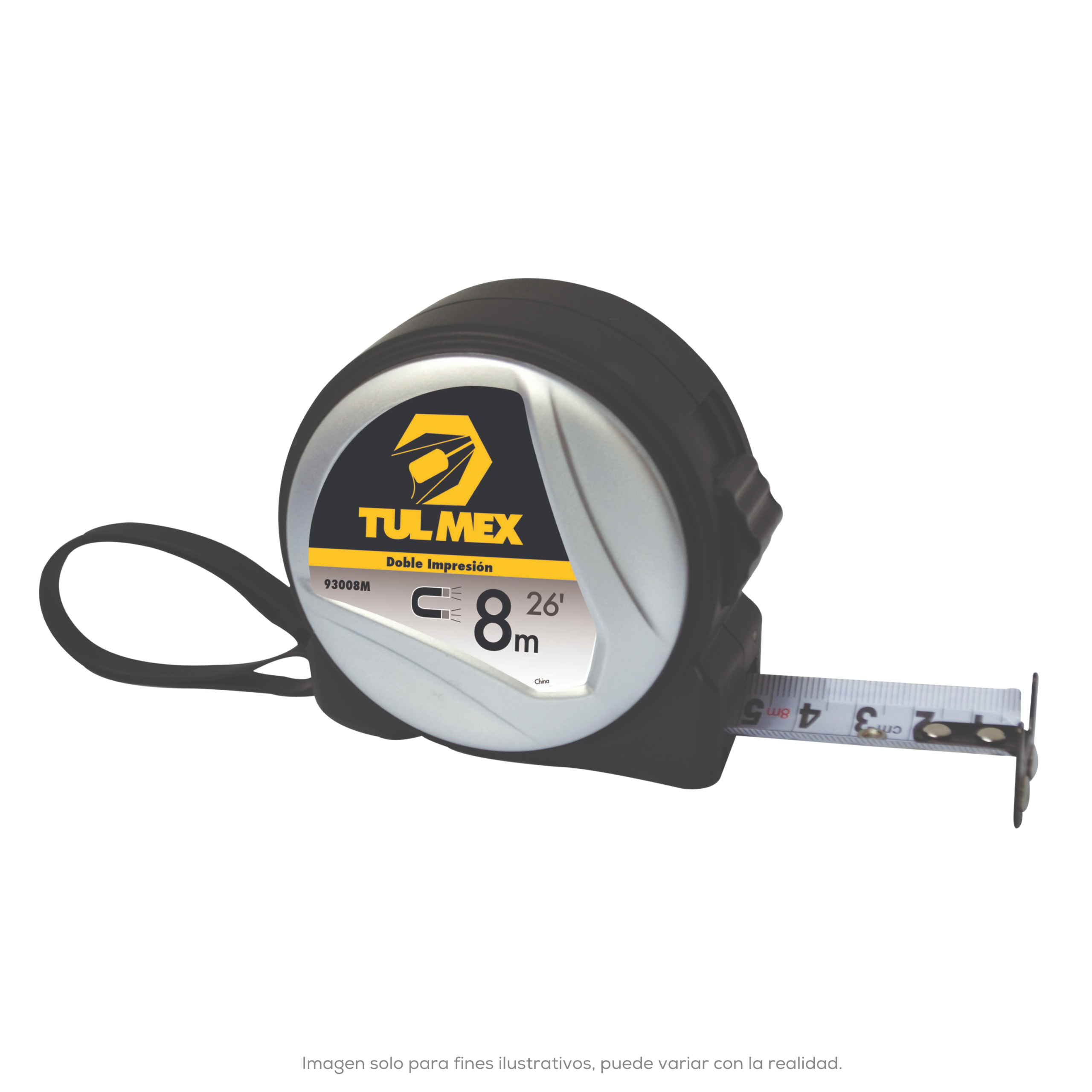 Flexometro Magnetico 8m Tulmex