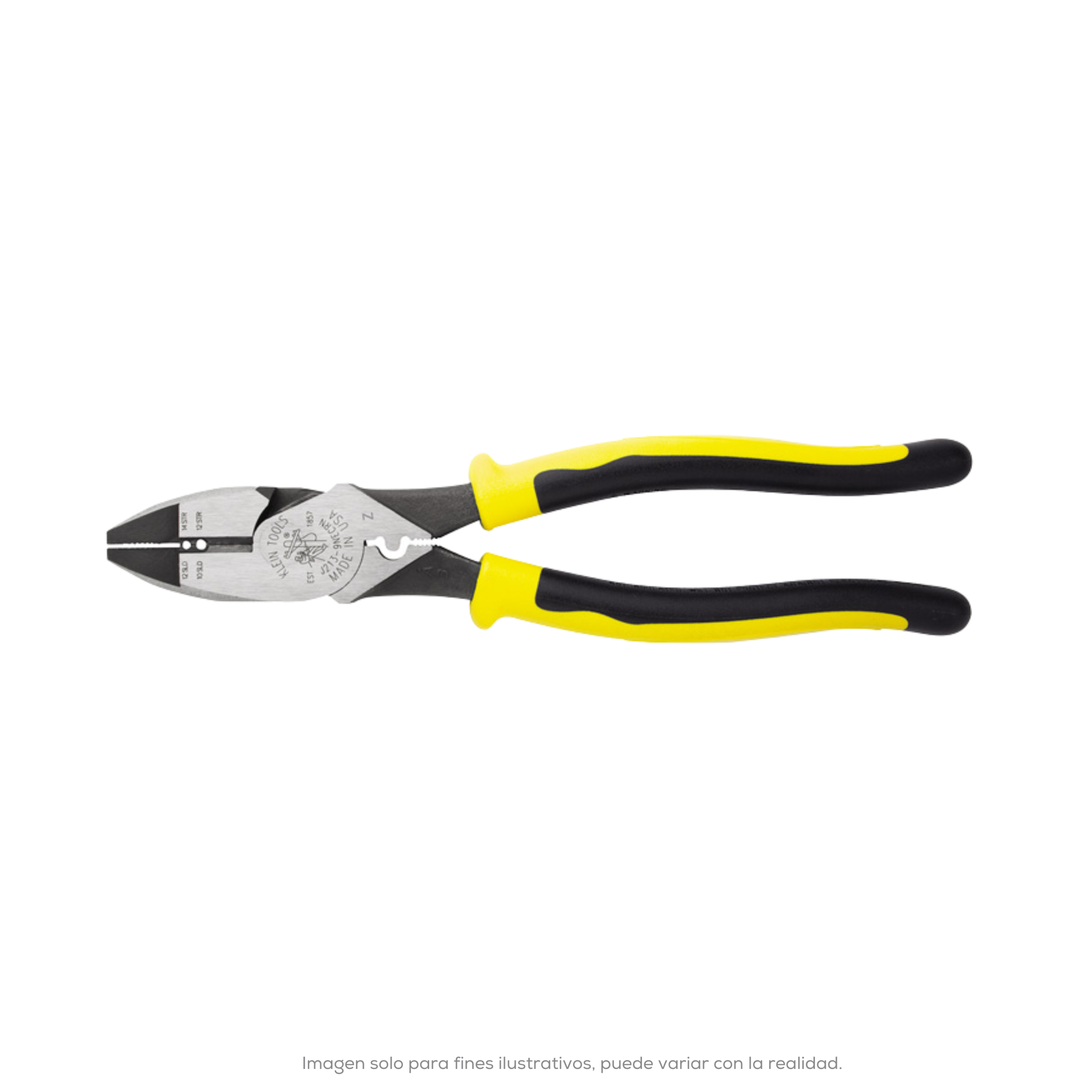 Journeyman Side Cutting Pliers Hi Leverage Ne Crimp Die Klein Tools