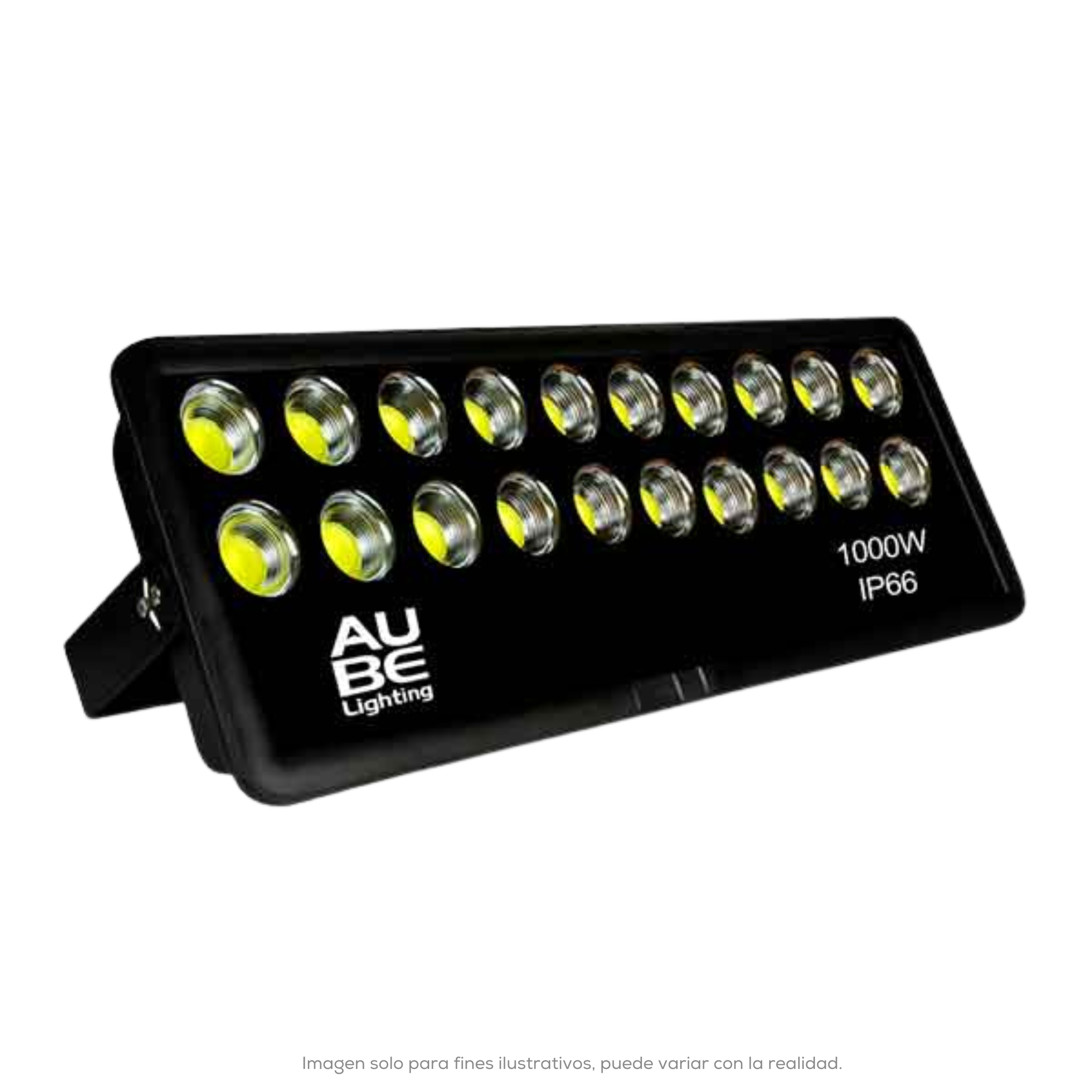 Reflector Led Exterior 120-240 V 100000 LM 5700 K IP 67 Negro 1000 W 5700 K