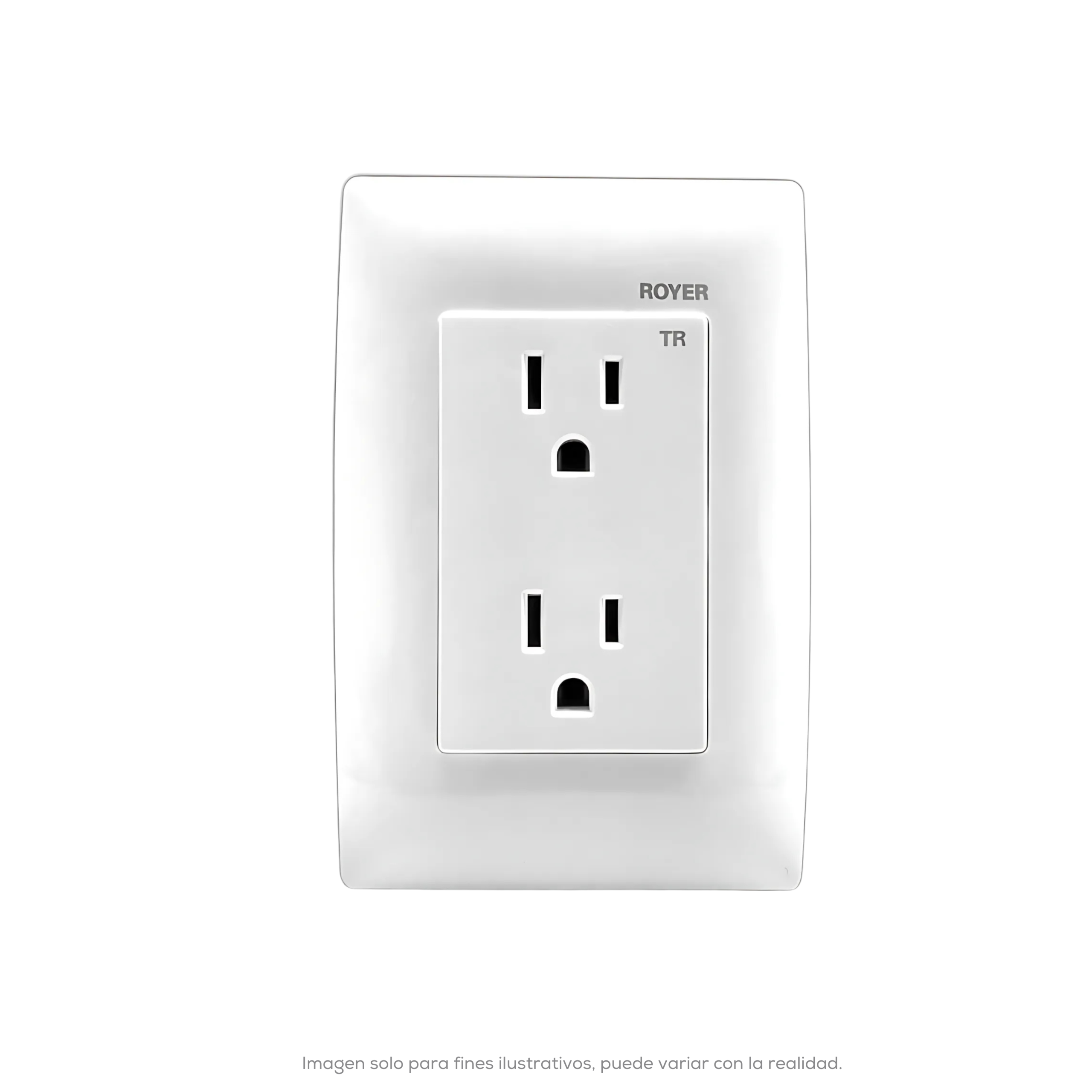Placa 3 Modulos Con Recept Duplex