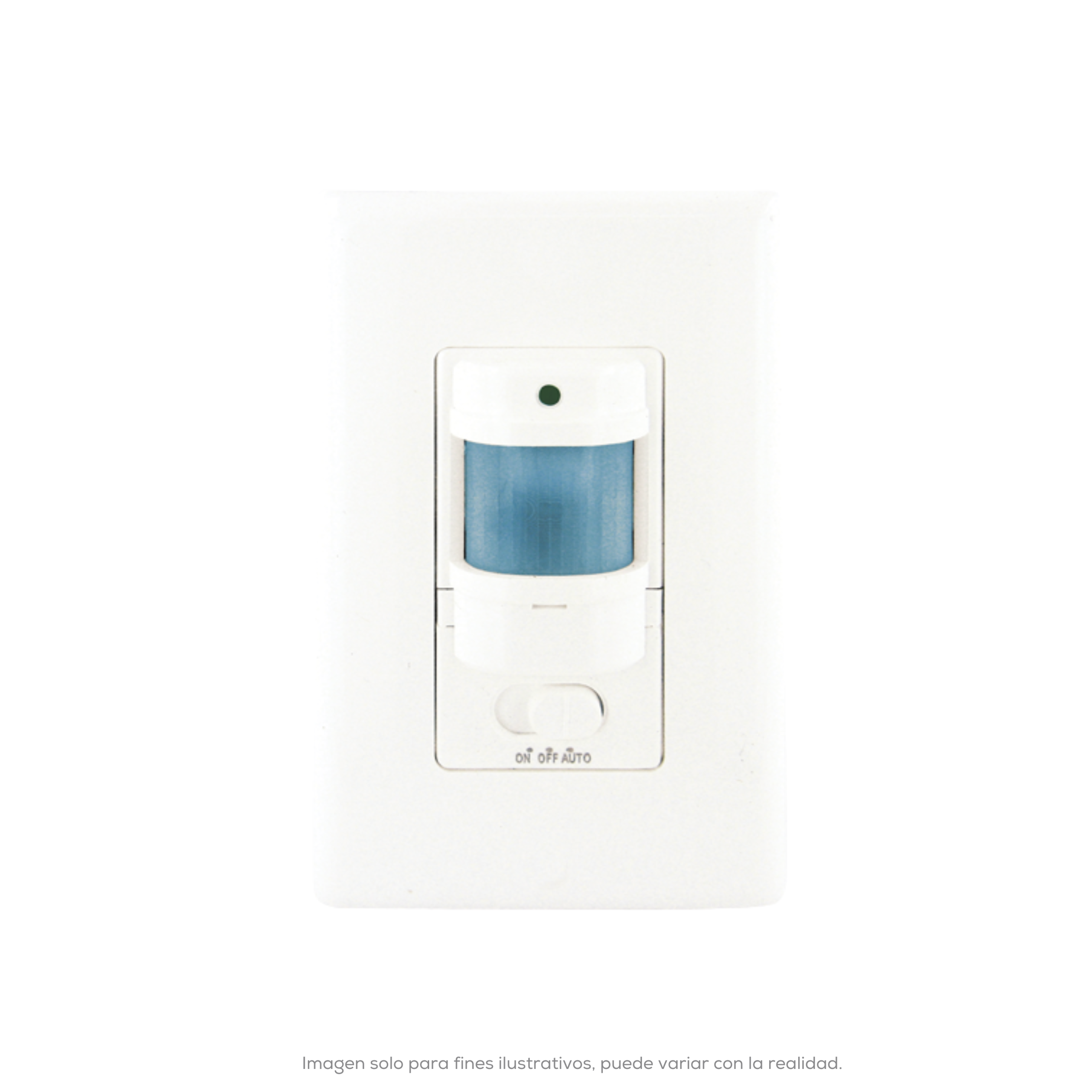 Sensor De Movimiento Placa Vertical Con Switch Manual 180
