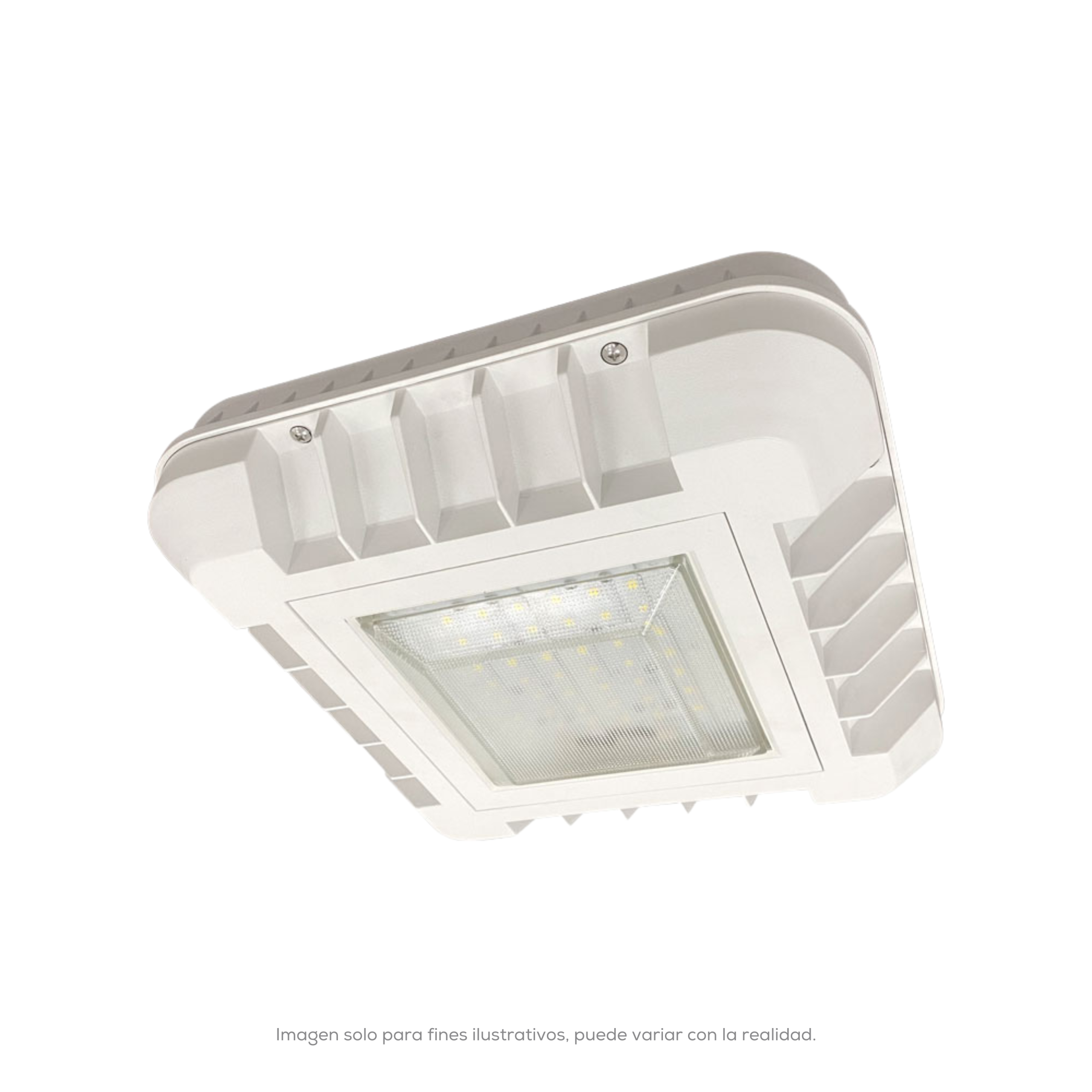 Luminaria Para Empotrar Para Gasolineras 159 W 24200 Lm 120 277 V