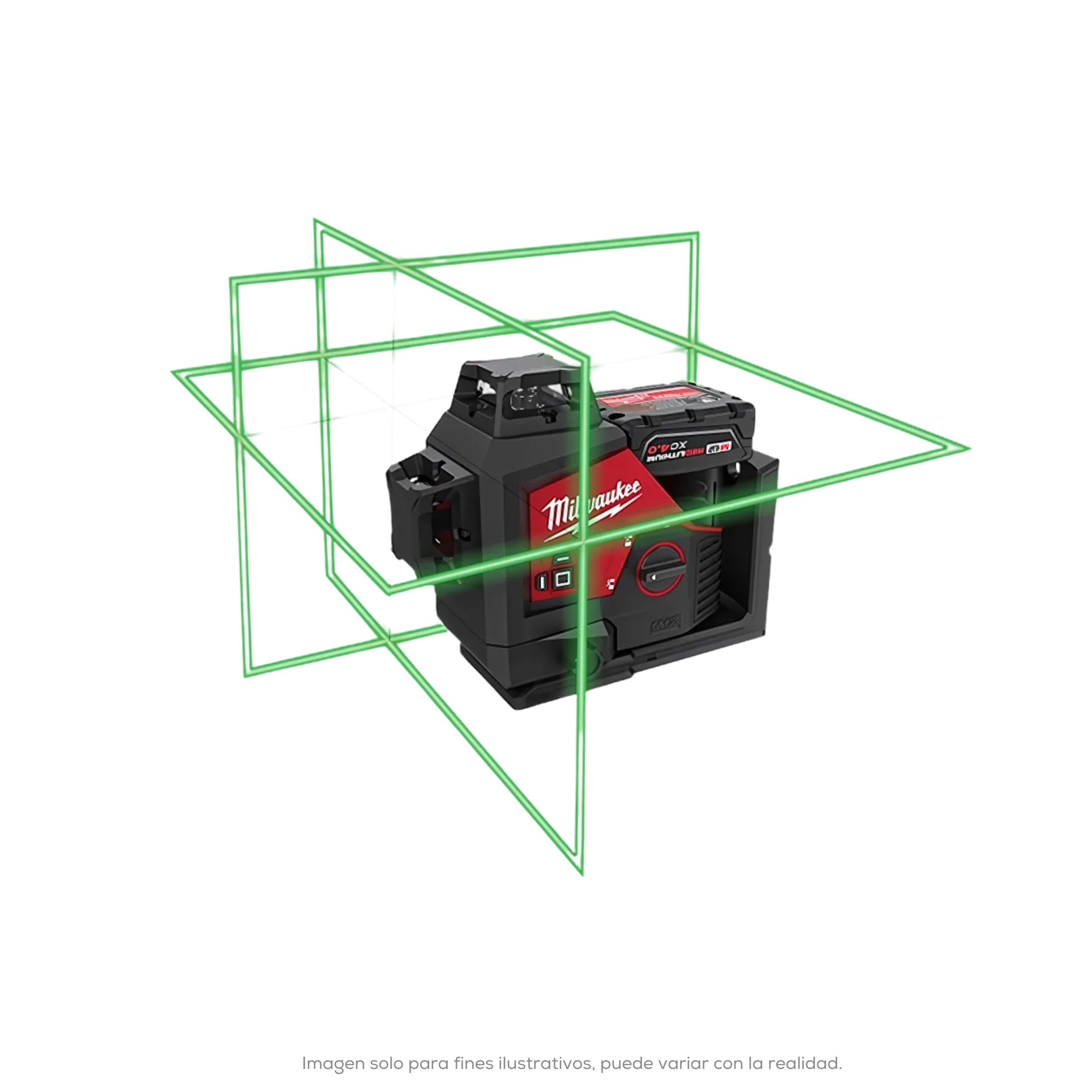 Laser Verde De 3 Planos 360 M12 Kit