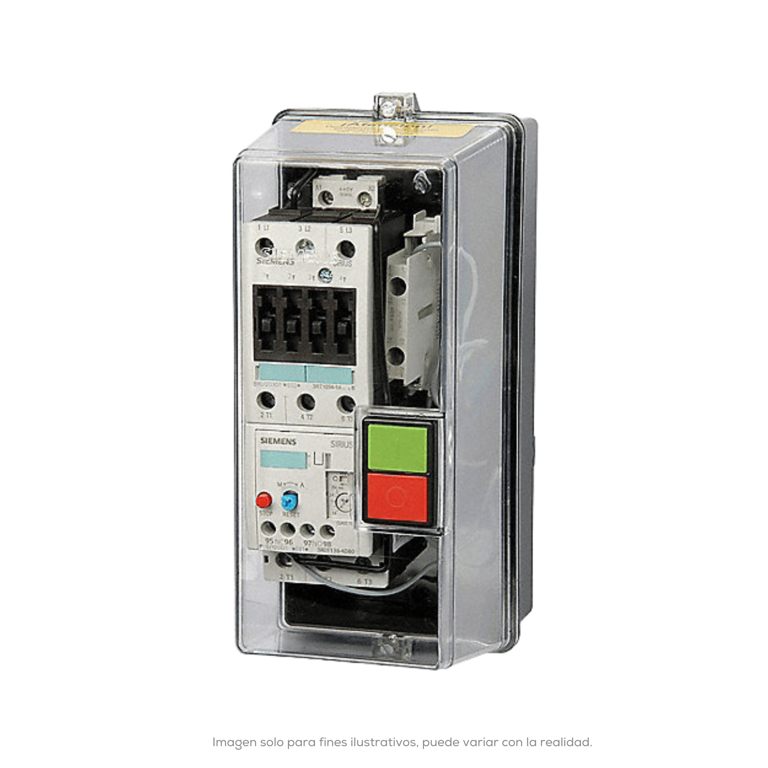 ARRANCADOR ATP 3RE51 5 HP 220V 7.5 – 10 HP 440V 11 – 16 AMP CON BOBINA DE 220VCA