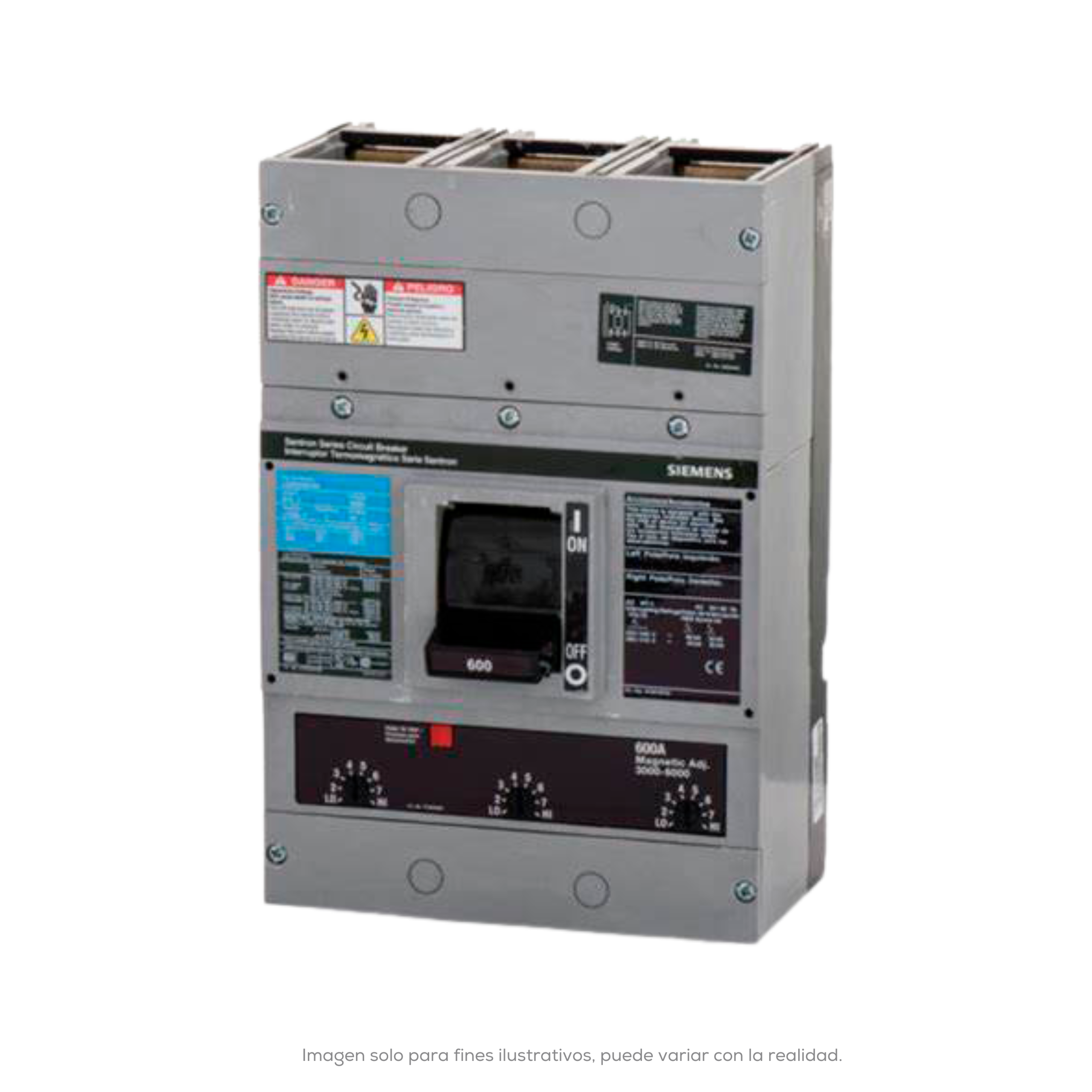 INTERRUPTOR TERMOMAGNETICO SENTRON LXD 500A