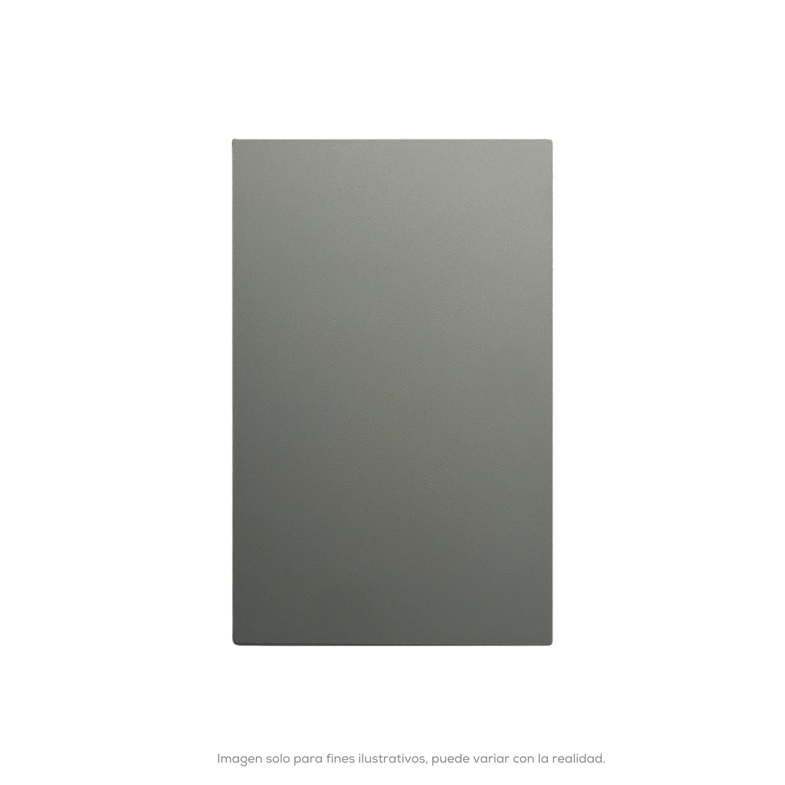 PLACA LUXURY APAGADOR DE 1 INTERRUPTOR 3 VIAS 90-277VCA GRIS OXFORD 74X112MM SKIN FEEL