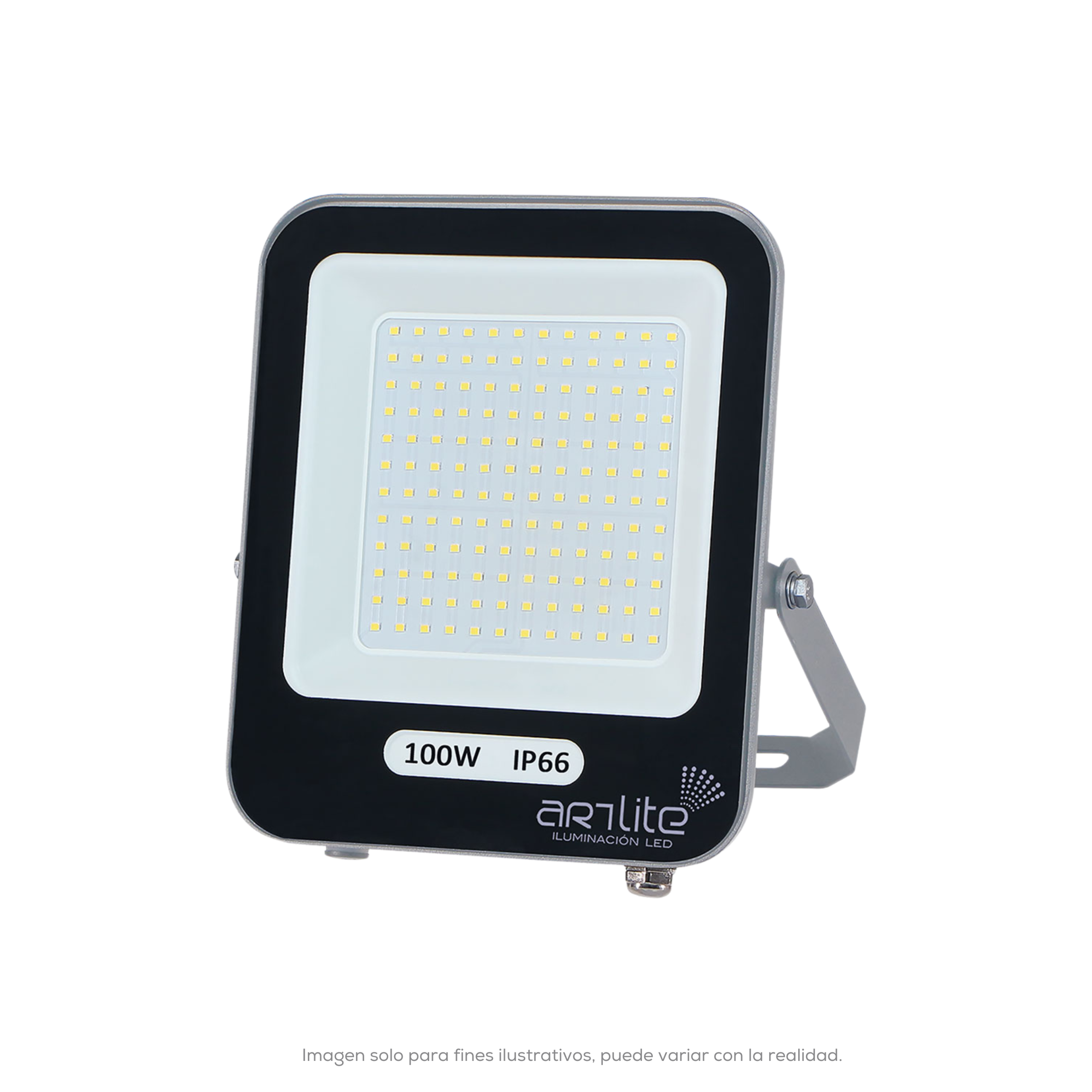 REFLECTOR LED SMD CUADRADO SLIM 100W BLANCO FRIO