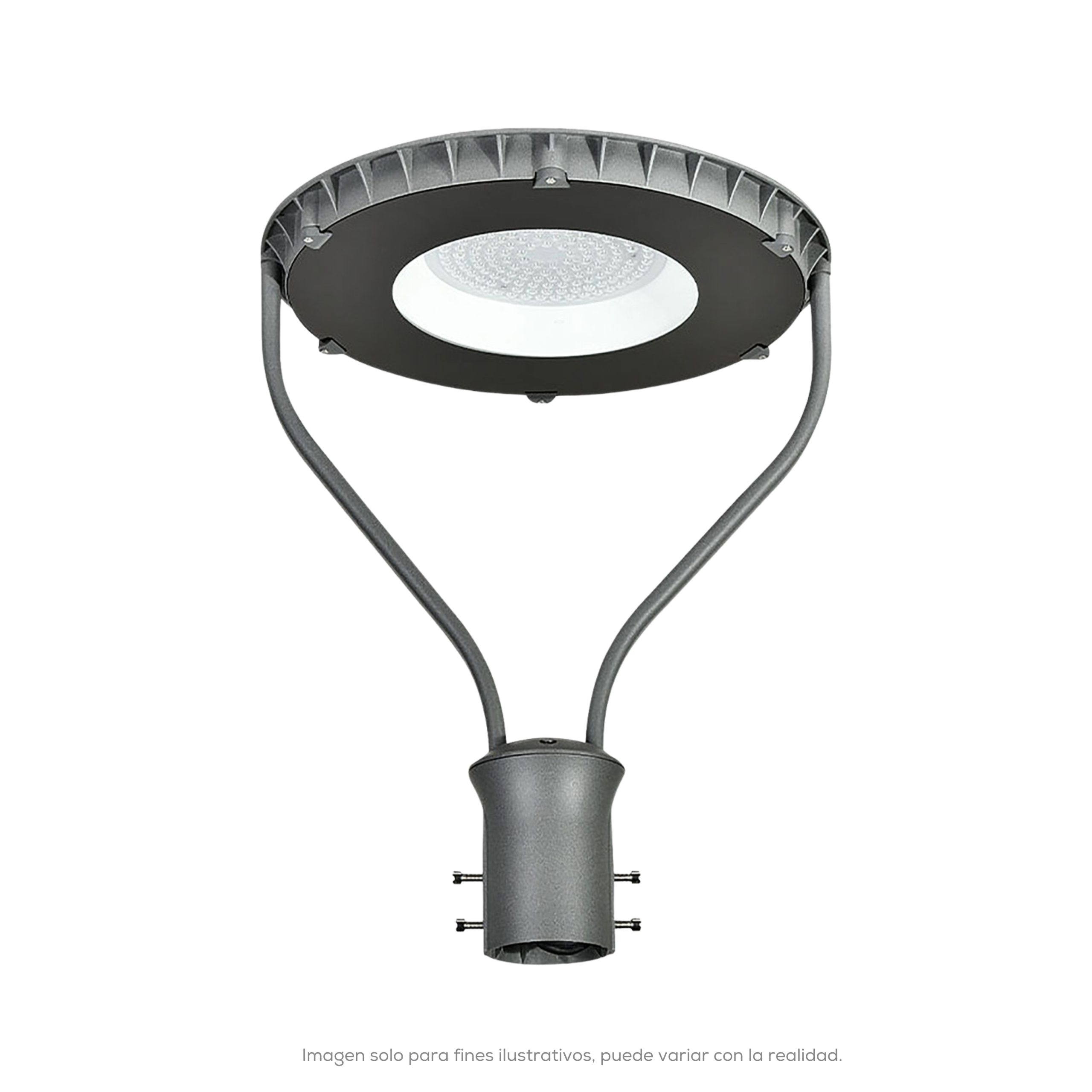LUMINARIA PUNTA POSTE 100W BLANCO FRIO 100-277V 10KV