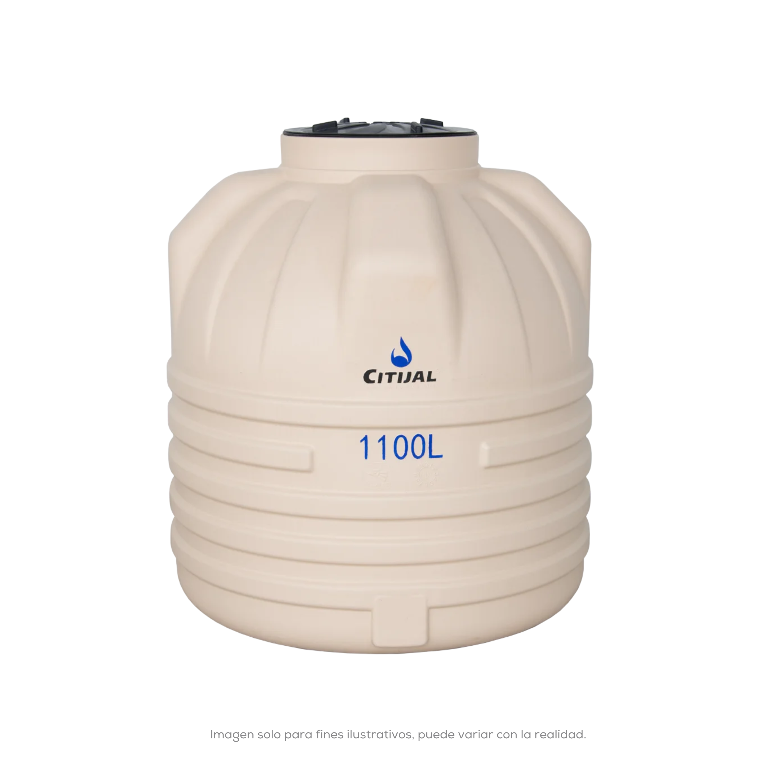TINACO CITIJAL VERTICAL BEIGE 1100 LTS USO RUDO INCLUYE ACCESORIOS