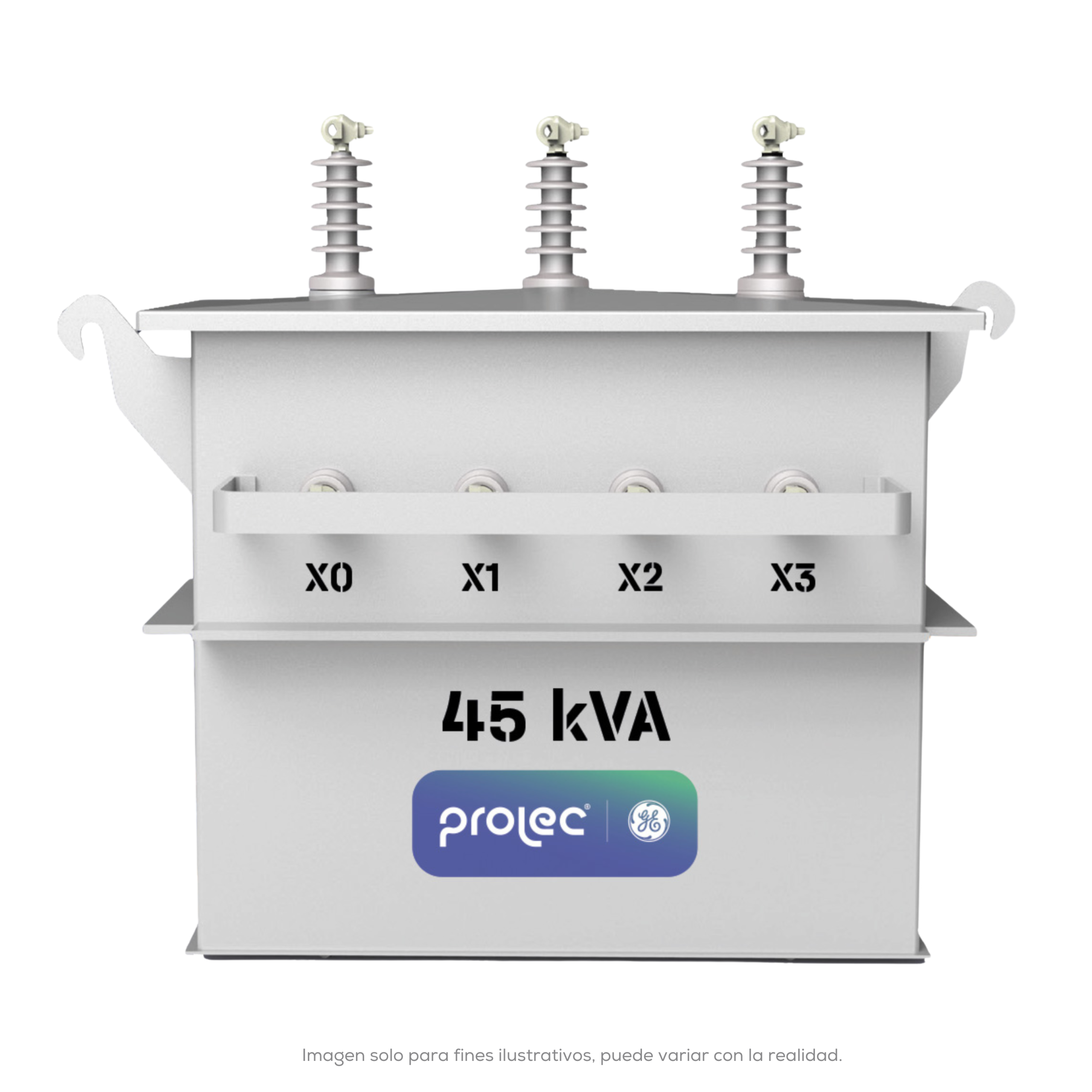TRANSFORMADOR TRIFASICO 75KVA POSTE 23KV 220/127V 3F CS D-Y NMX GH